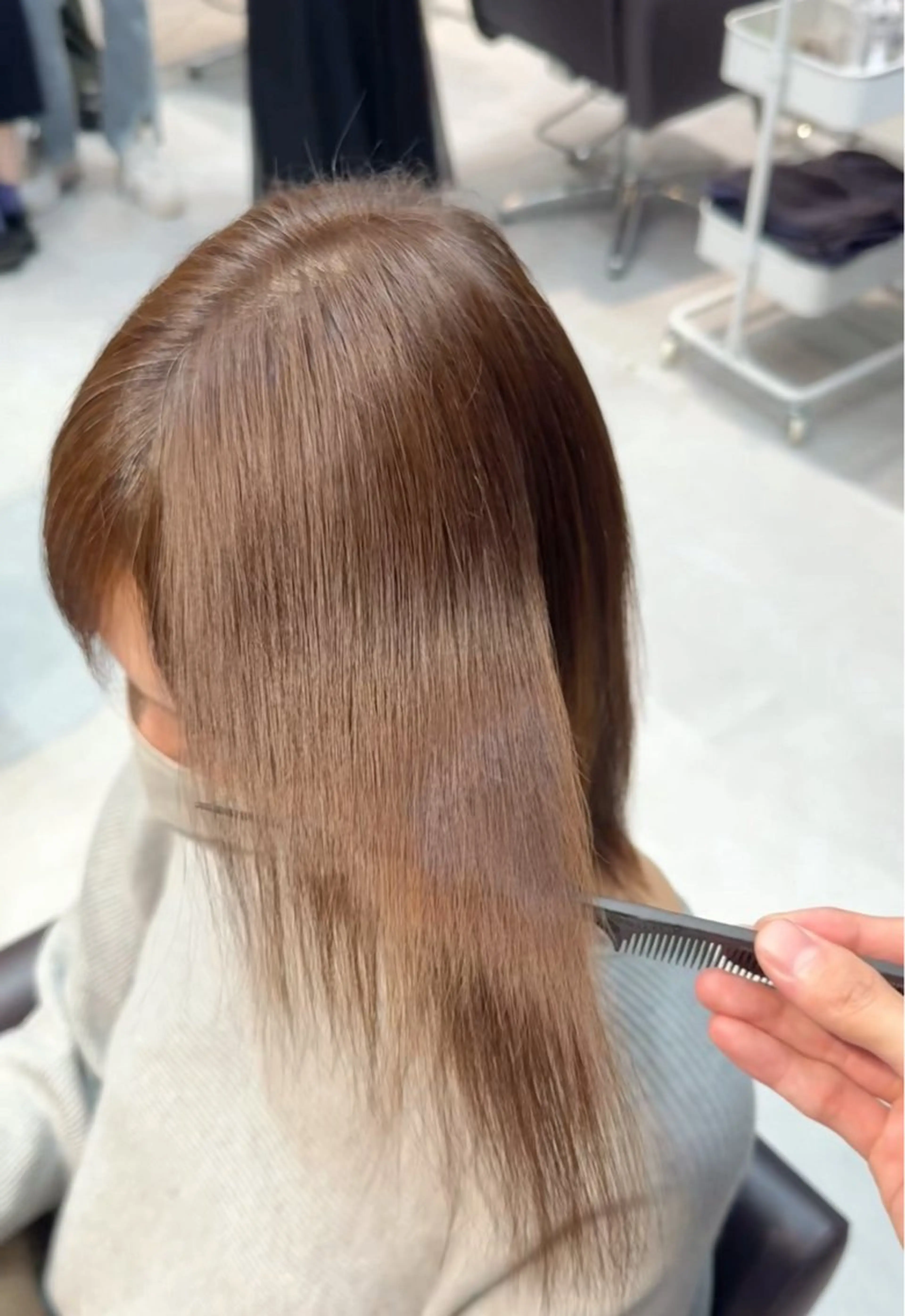 ✨minimo限定価格✨カット＋縮毛矯正（ショートカット/丸みショート/レイヤー/ボブ/北千住ショート/髪質改善)の写真