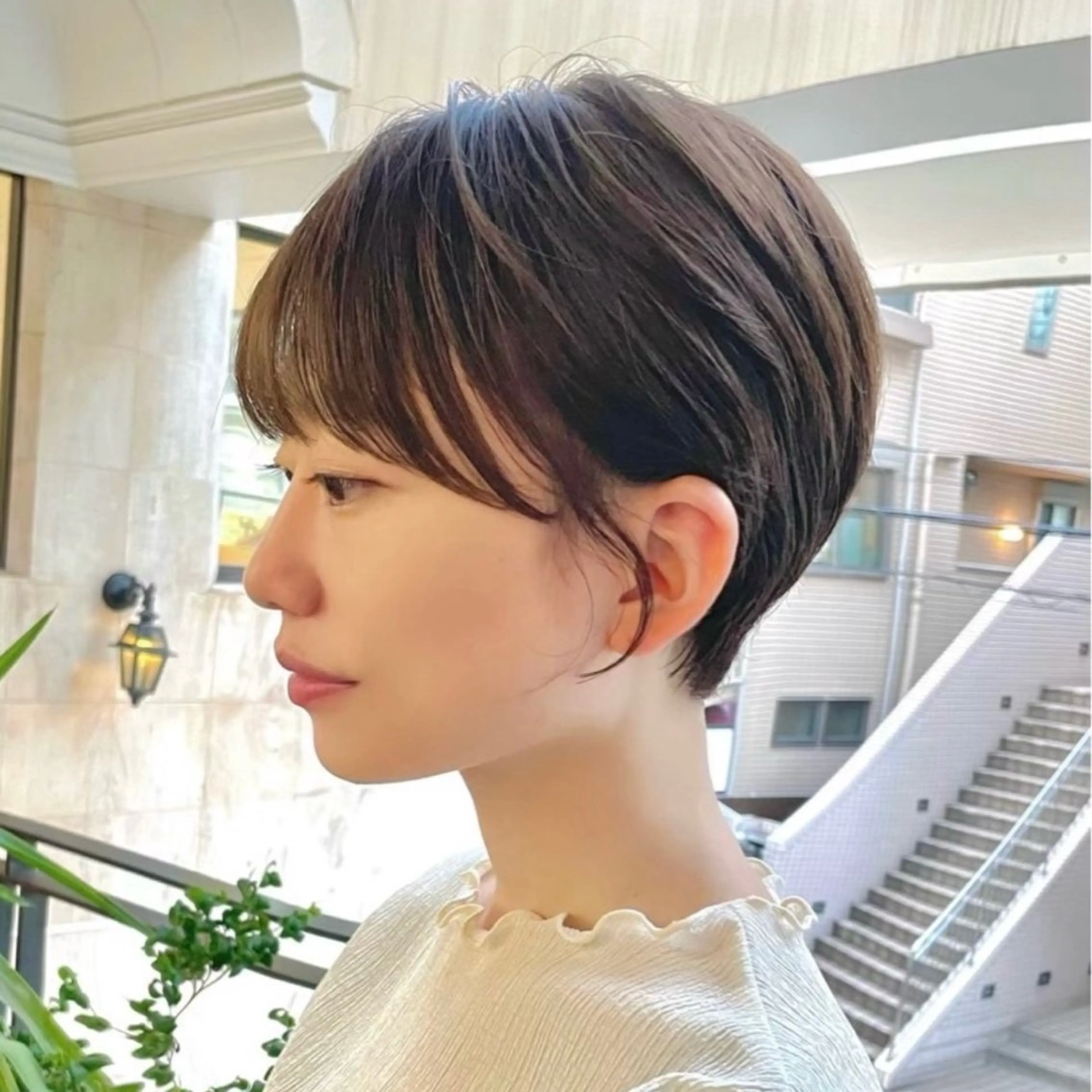 ショート ショートボブ ハンサムショート 丸みショート ボブ ショートヘア ショート 🩰 MANAMI🪿🤍のヘアスタイル