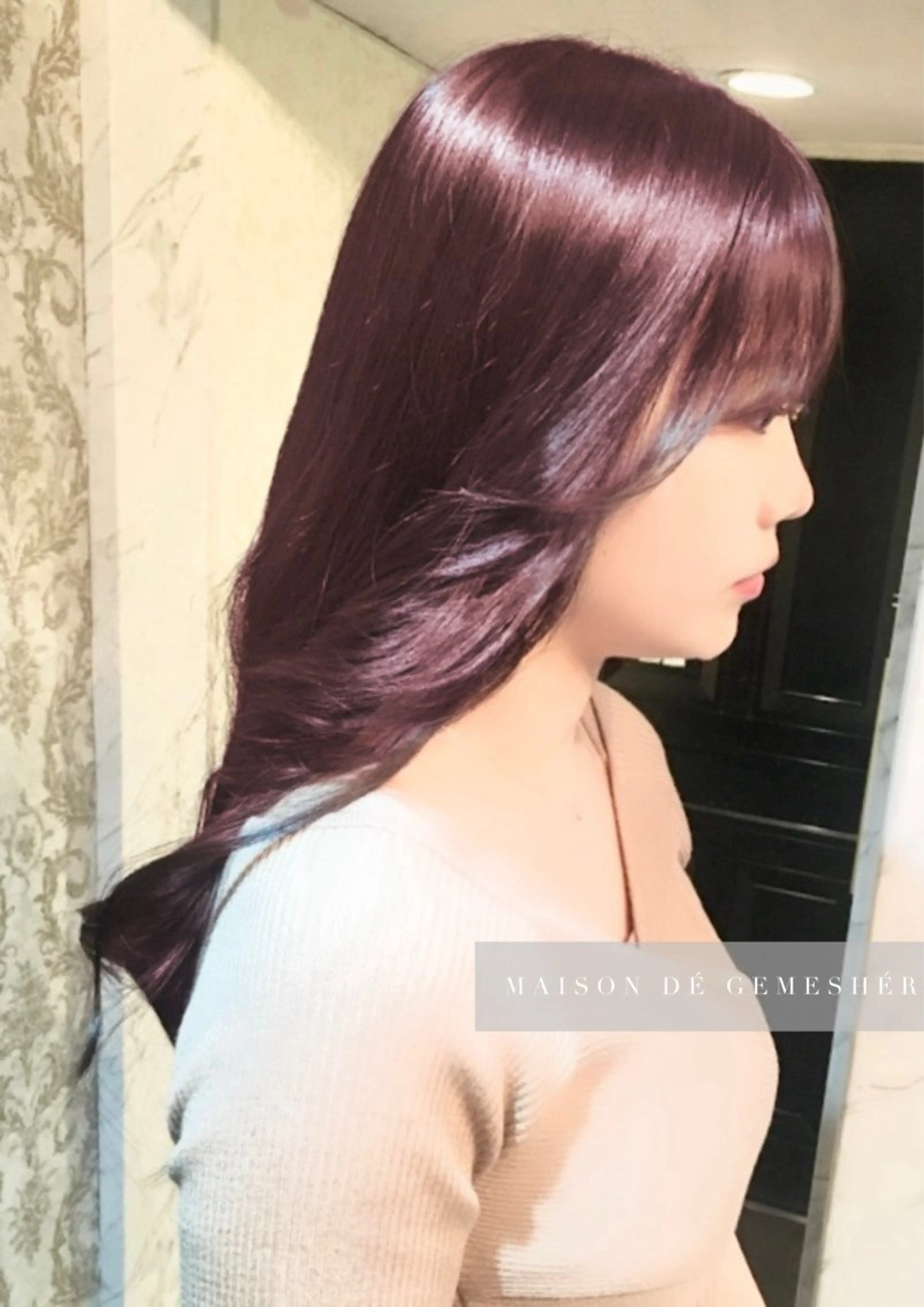 ロング Maison de  Gemeshe'ra所属・🗝髪質改善×カット 🪄Ji_yeongのヘアスタイル