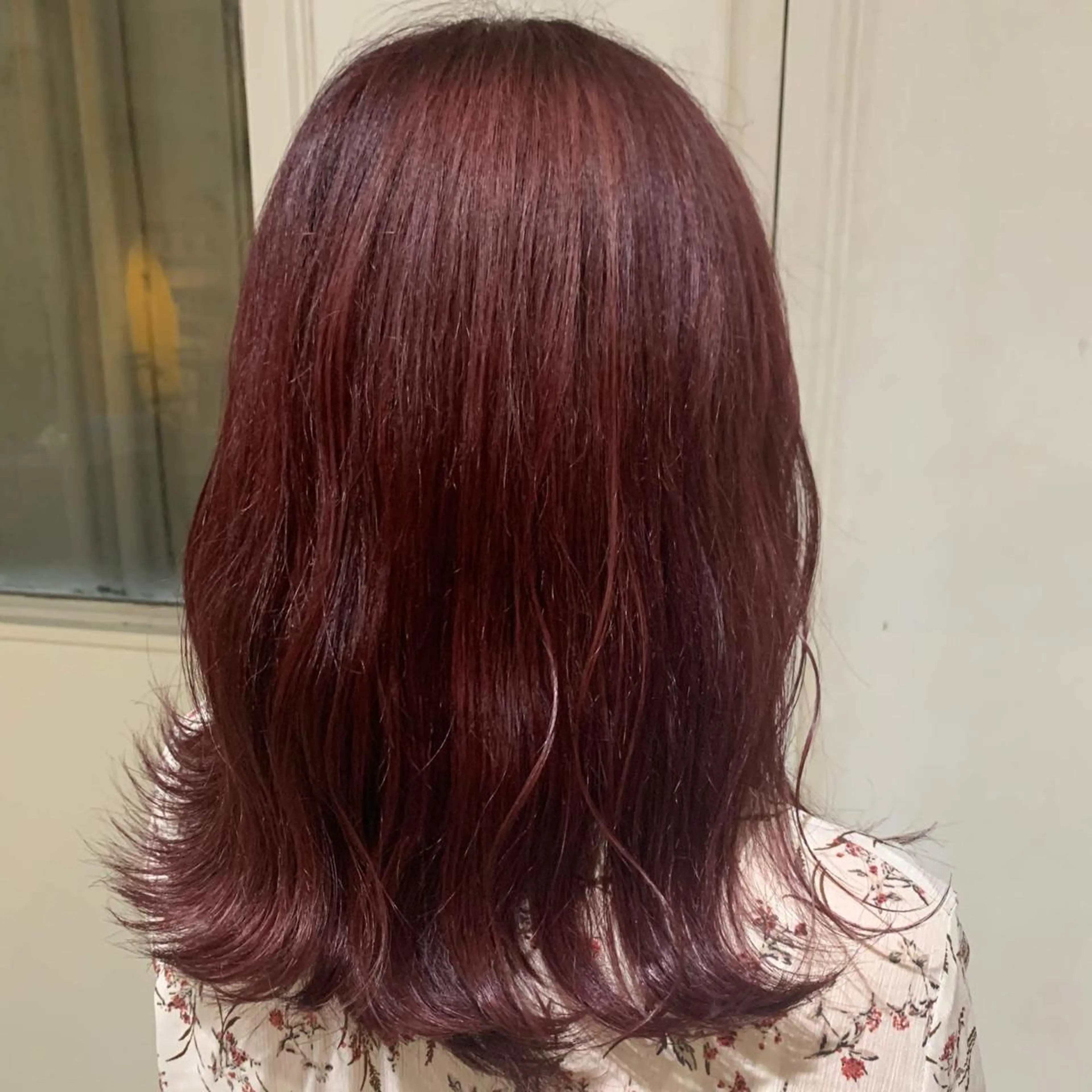 ミディアム カラー "小顔カット" Fuko.のヘアスタイル