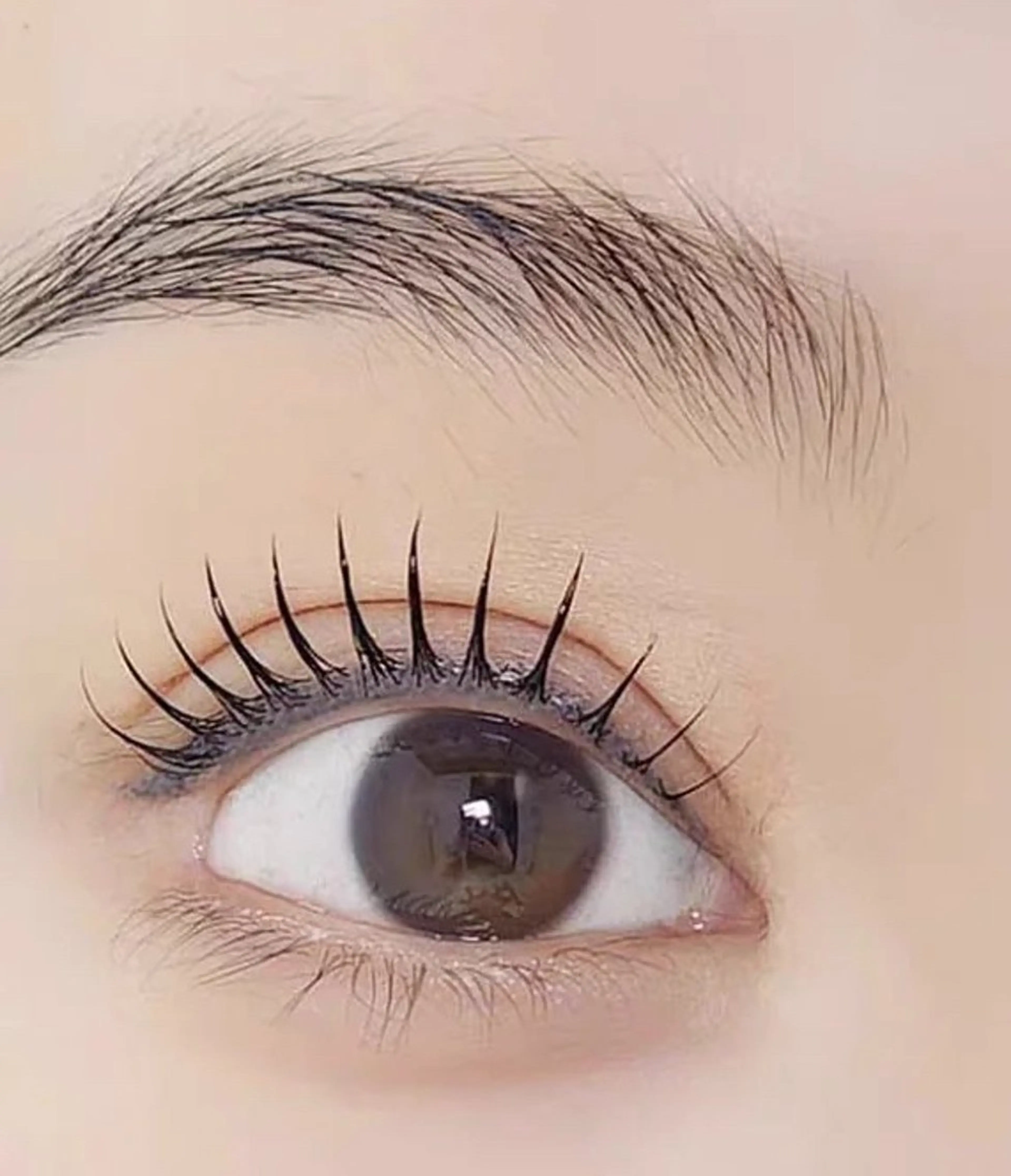 期間限定🌈束感✨大人気❣️韓国アイドル風束感まつげパーマ(上) 🉐4️⃣5️⃣0️⃣0️⃣の写真