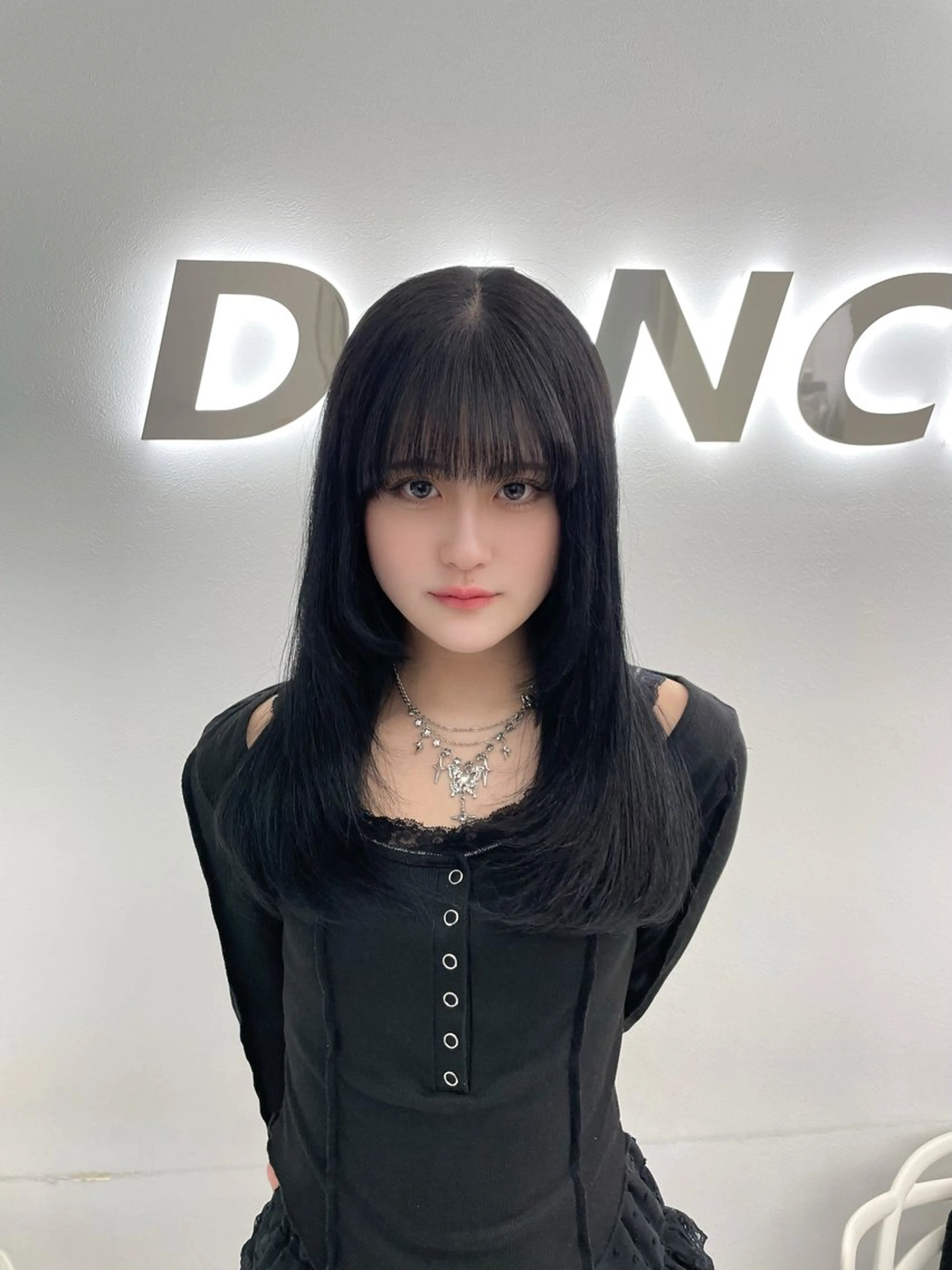 ロング カラー カット ヘアカラー トリートメント 中韓レイヤー/ ブラウン🤎はやとのヘアスタイル