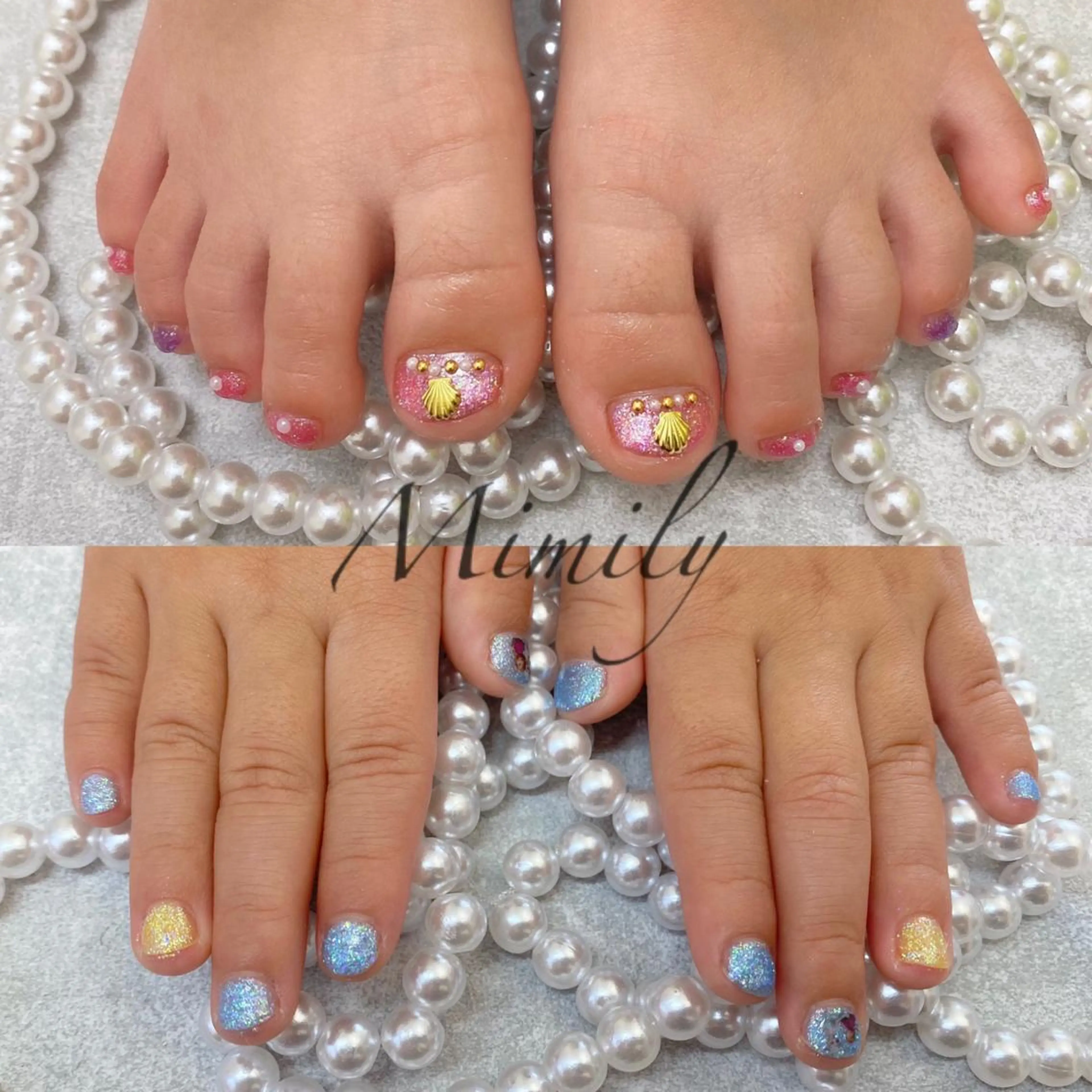 12歳まで限定✨kidsネイル👧🏻ジェル¥1980​〜​の写真