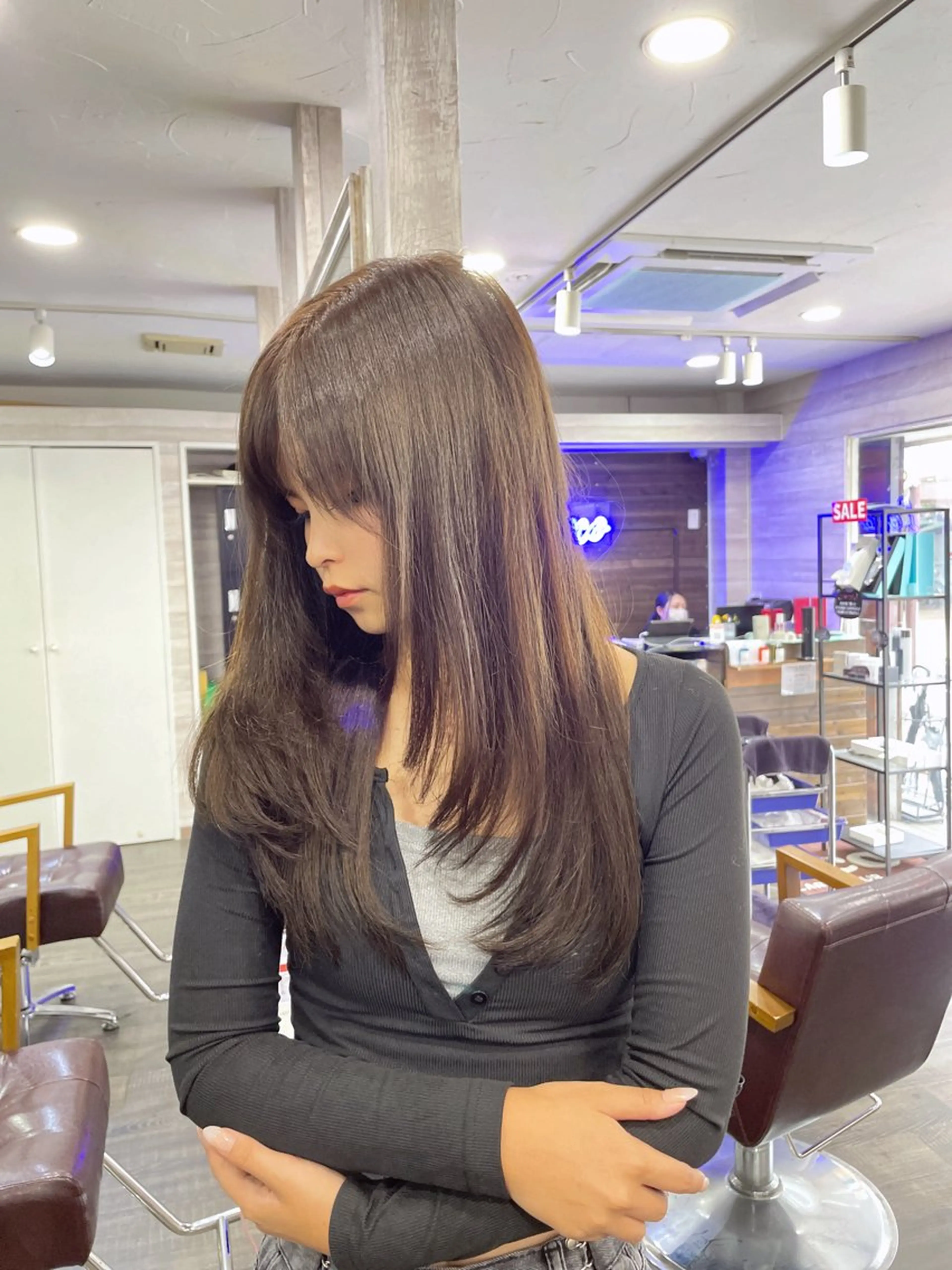 ロング ロングレイヤー エクステ レイヤーカット ロング エクステ LOCO/ Koukiのヘアスタイル