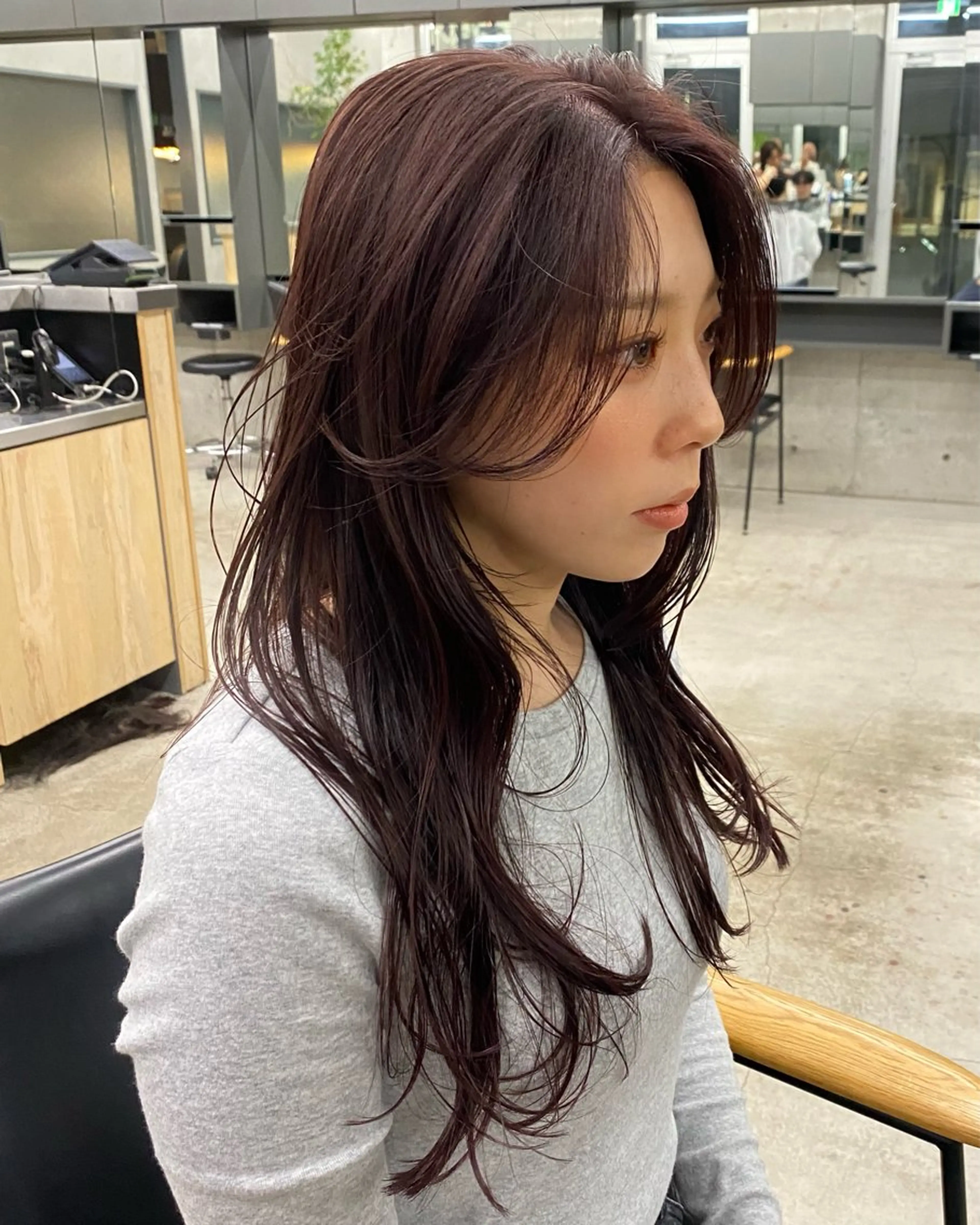 ロング カラー 村田 りょうやのヘアスタイル