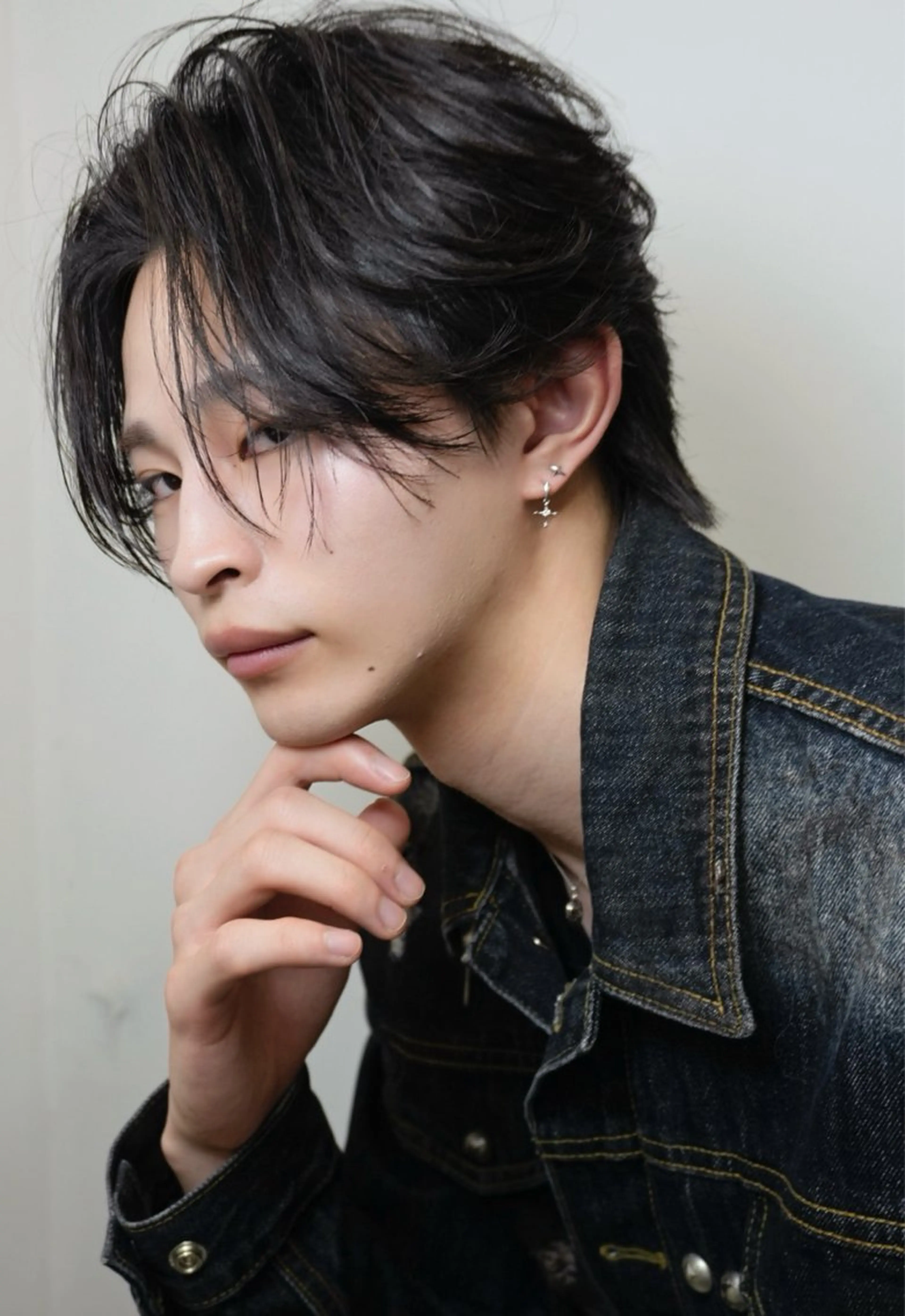 パーマ メンズ センターパート 【pia】 Hikaruのヘアスタイル