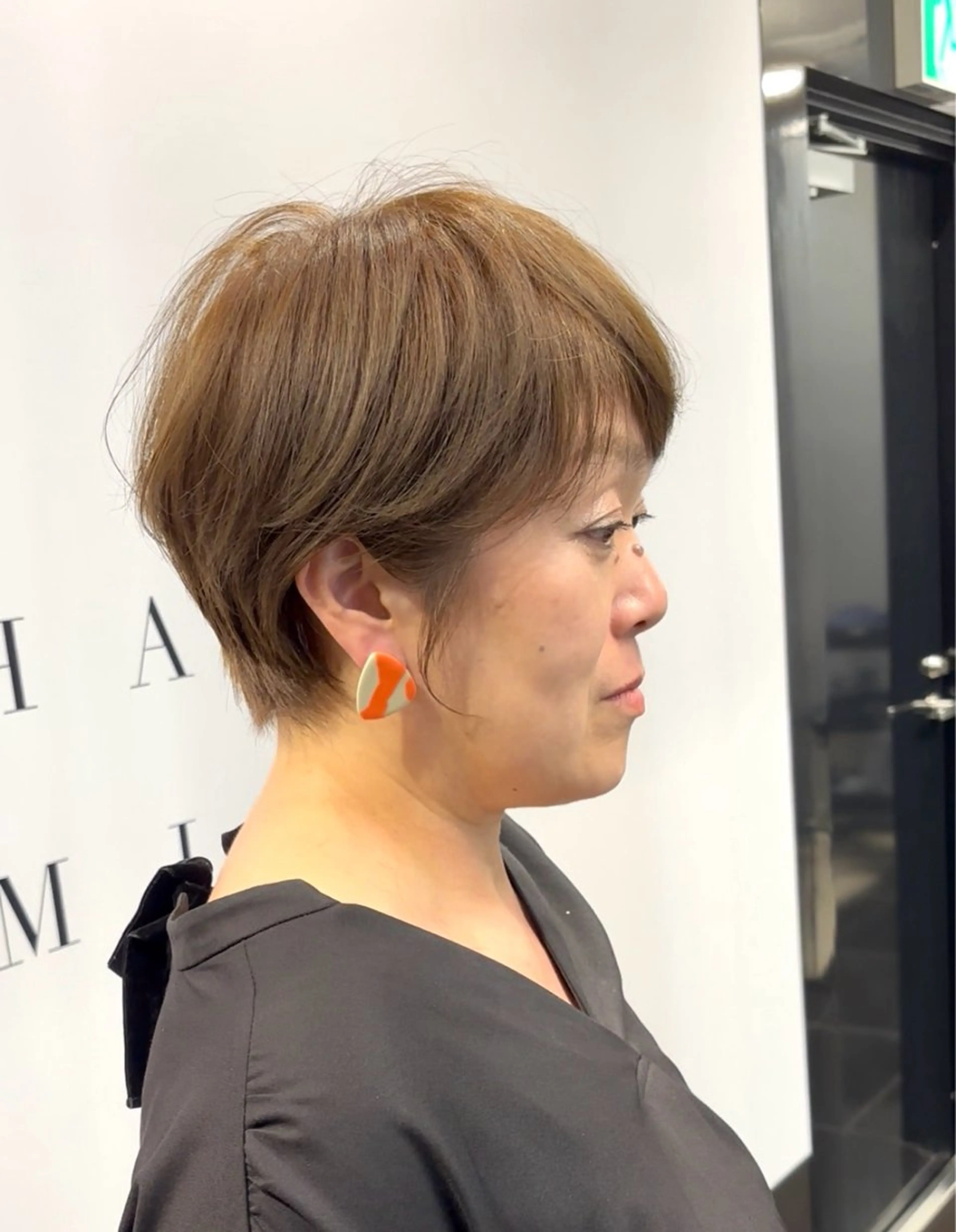 ショート ショートボブ ハンサムショート 丸みショート ボブ くびれヘア HARUKI  MINATO Japan広島紙屋町店所属・hmj紙屋町店 脊戸智志のエステ・リラクイメージ