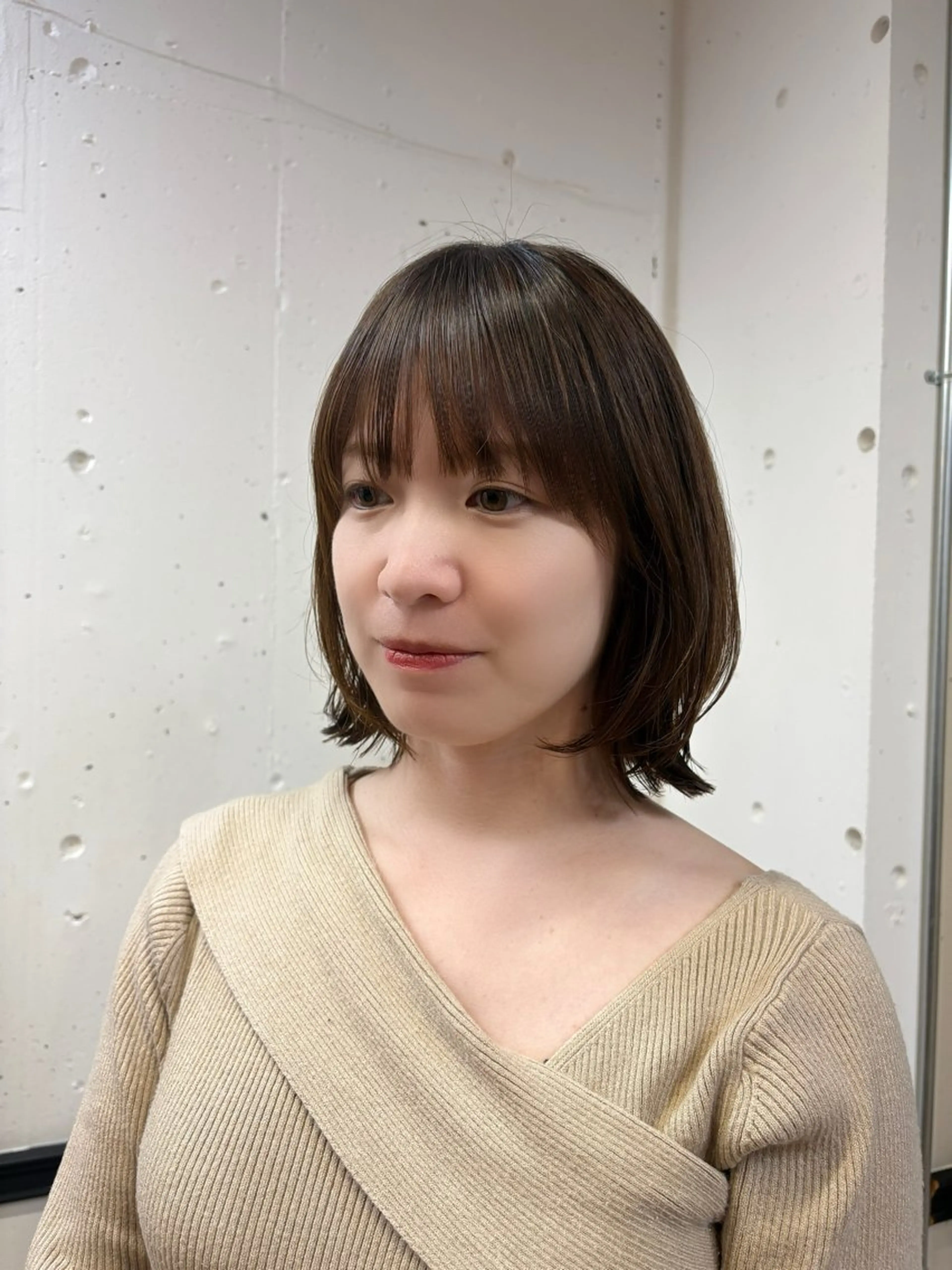 ミディアム イノウエタケノリ /カット/パーマのヘアスタイル