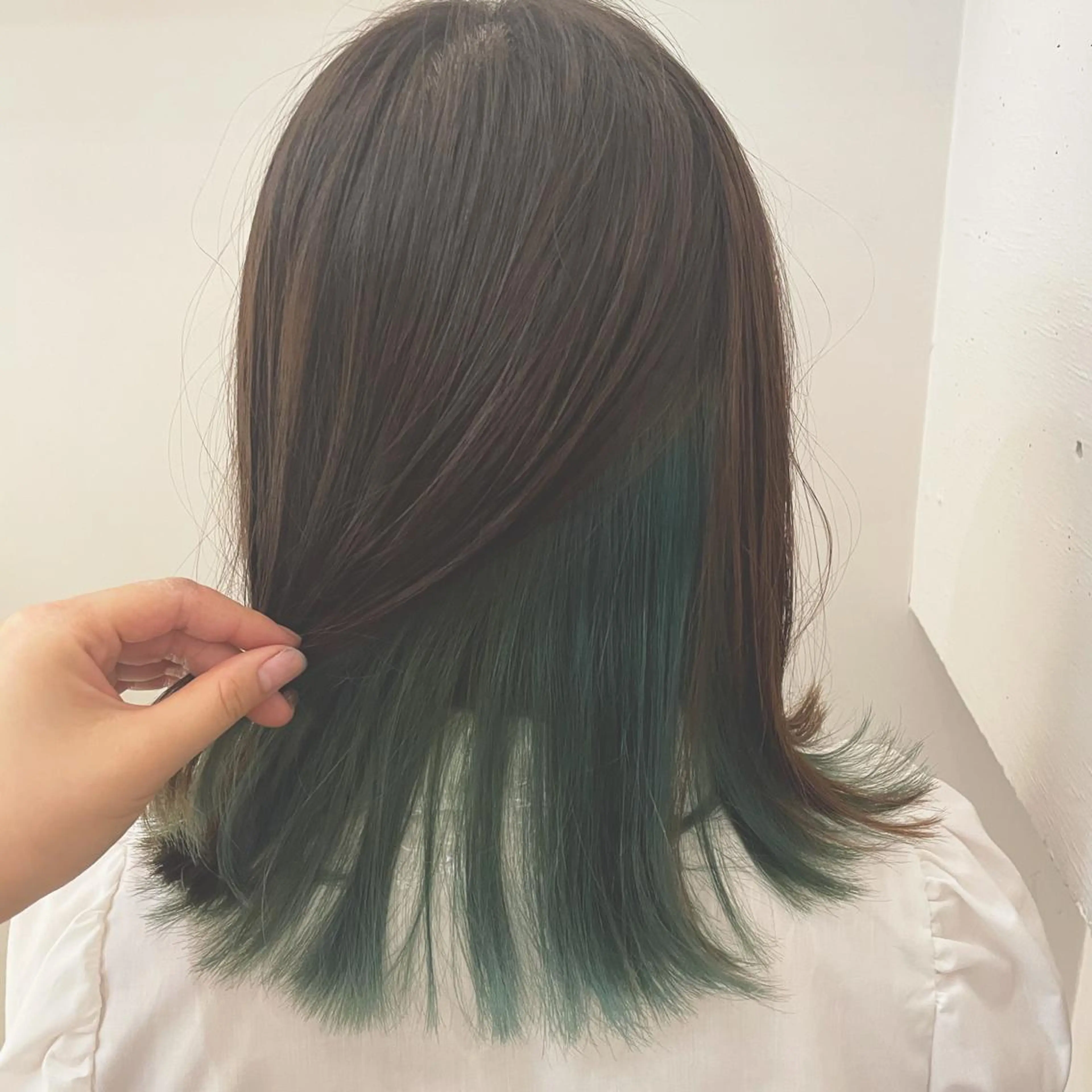 セミロング カラー ヘアアレンジ ヘアカラー トリートメント ハイトーンピンク🍑 ブリーチ🍑RINAのヘアスタイル