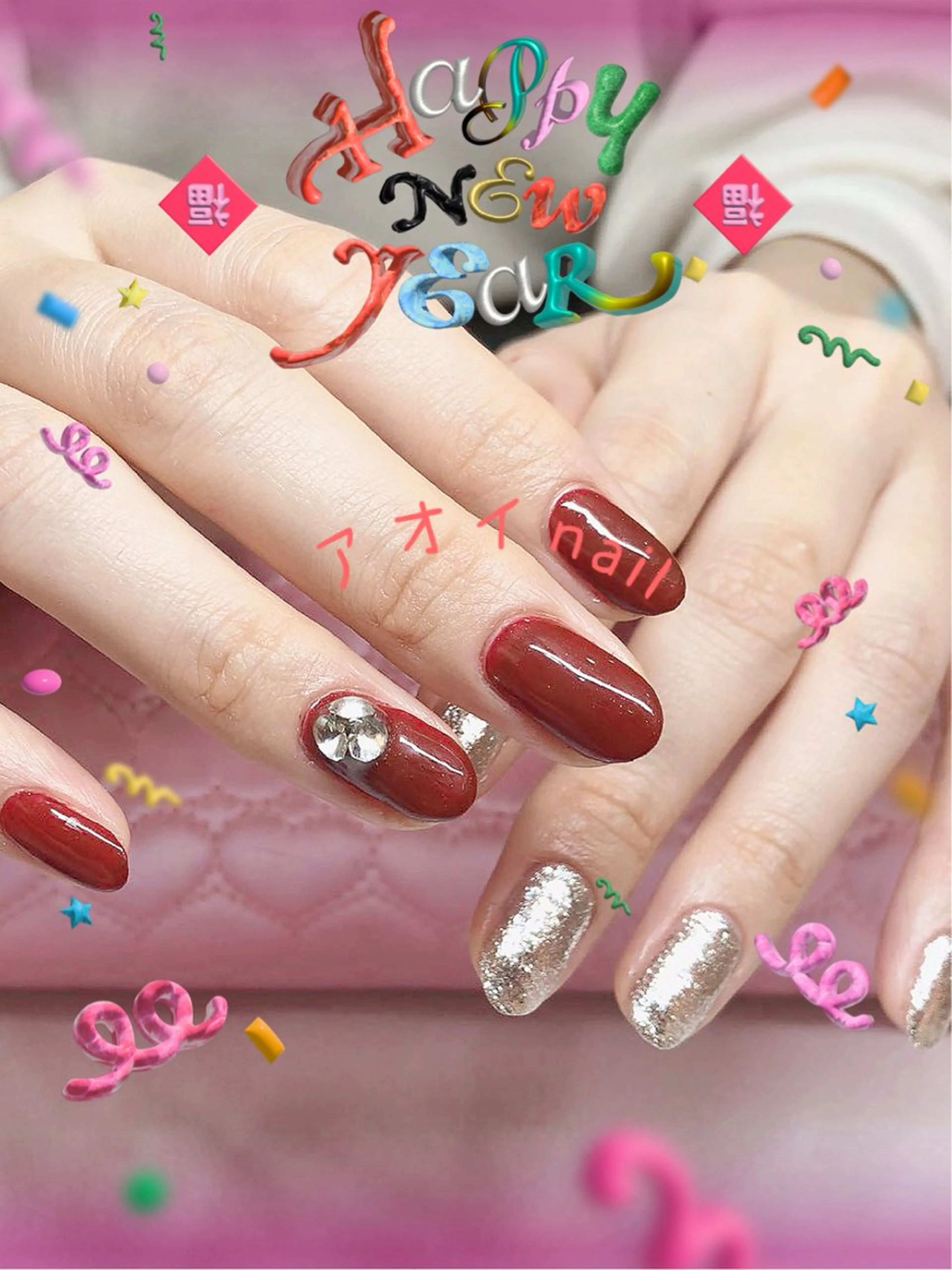 ネイル LEDアイラッシュ ∩_∩アオイのマツエク・マツパデザイン