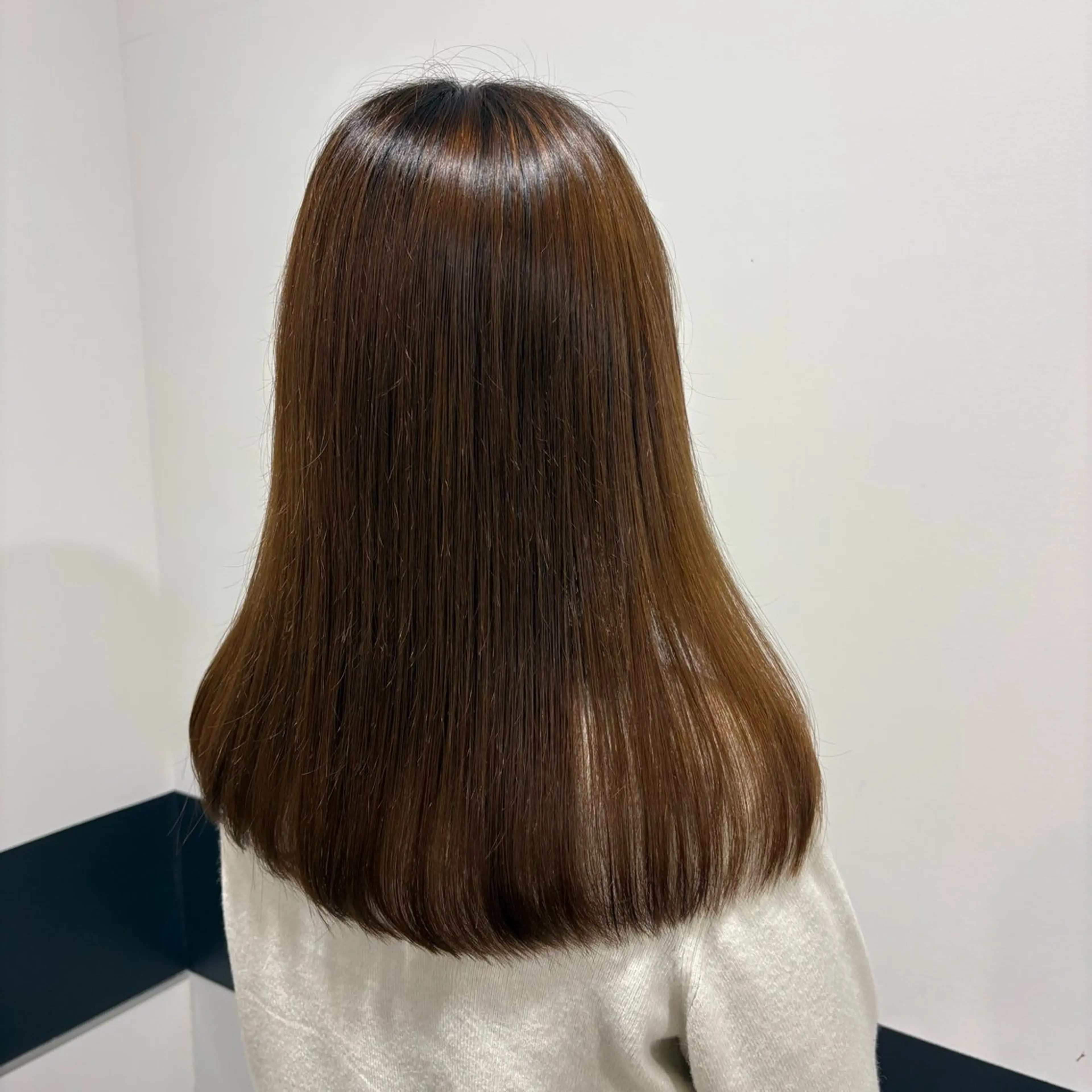 ミディアム カット トリートメント ボブ/外国人風カラー 🩵mikiのヘアスタイル