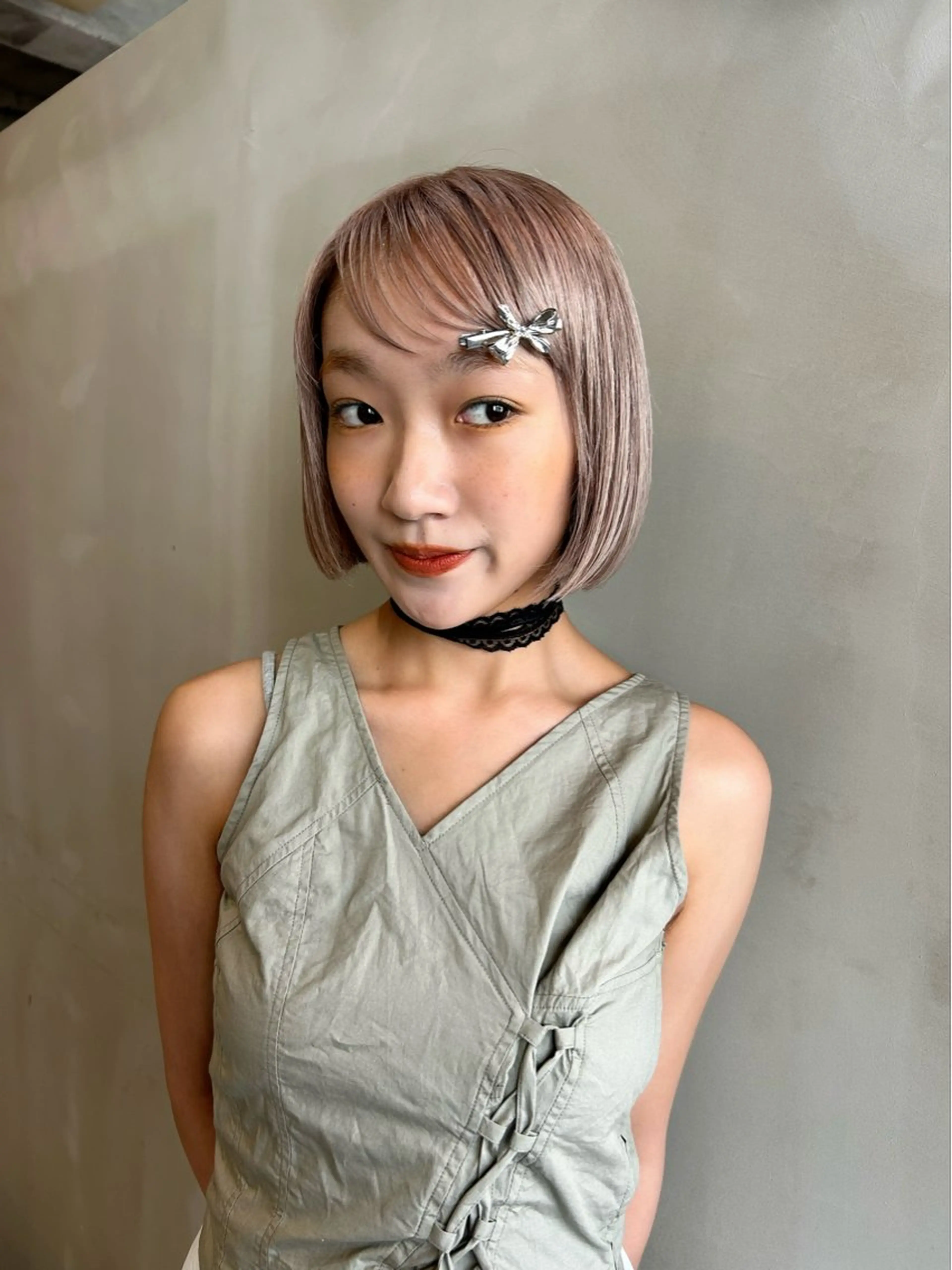 ミディアム L STUDIO所属・ハイトーン/ブリーチ 🧁soraのヘアスタイル