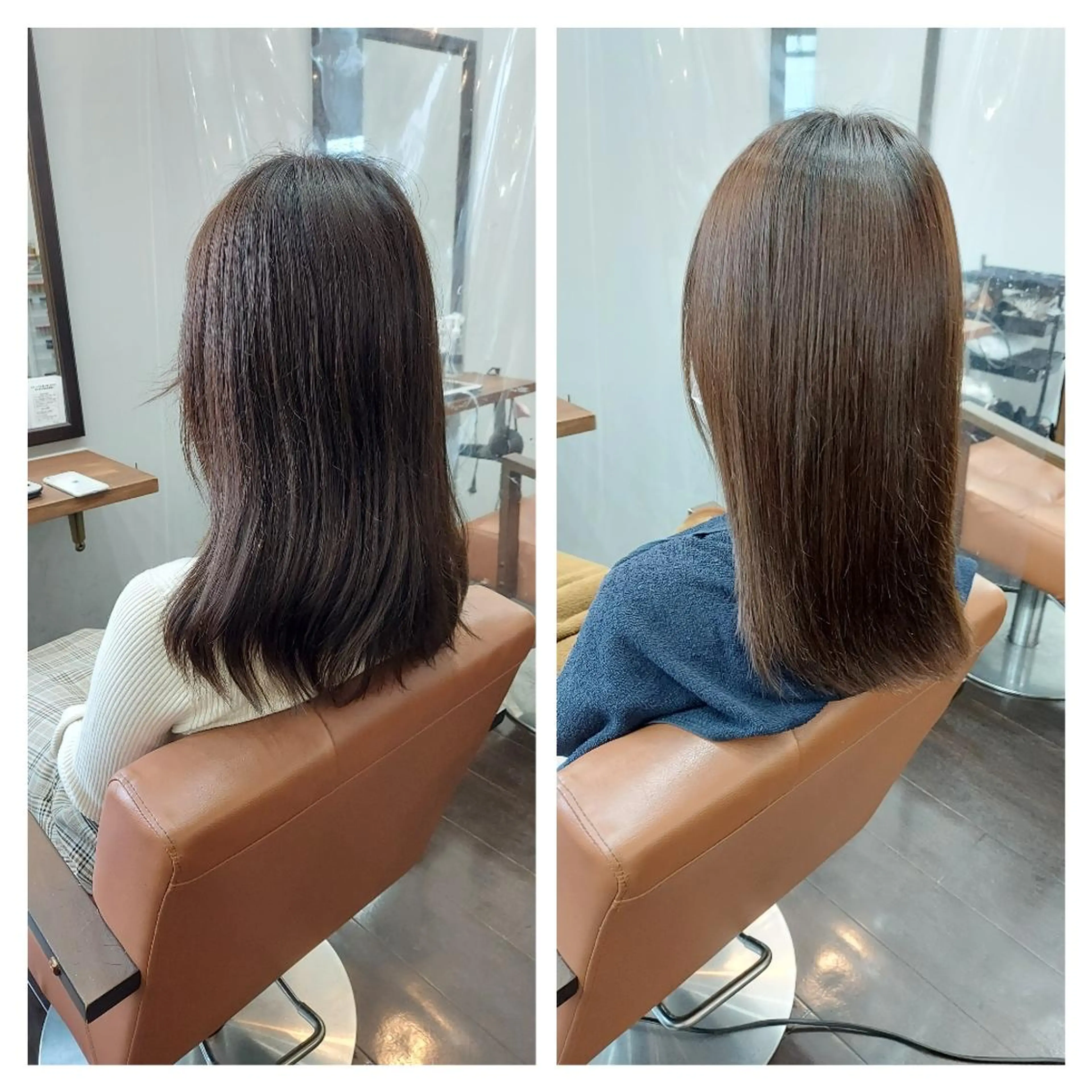 セミロング パーマ あかね☆ヘアアレンジ /ボブ/縮毛矯正のヘアスタイル