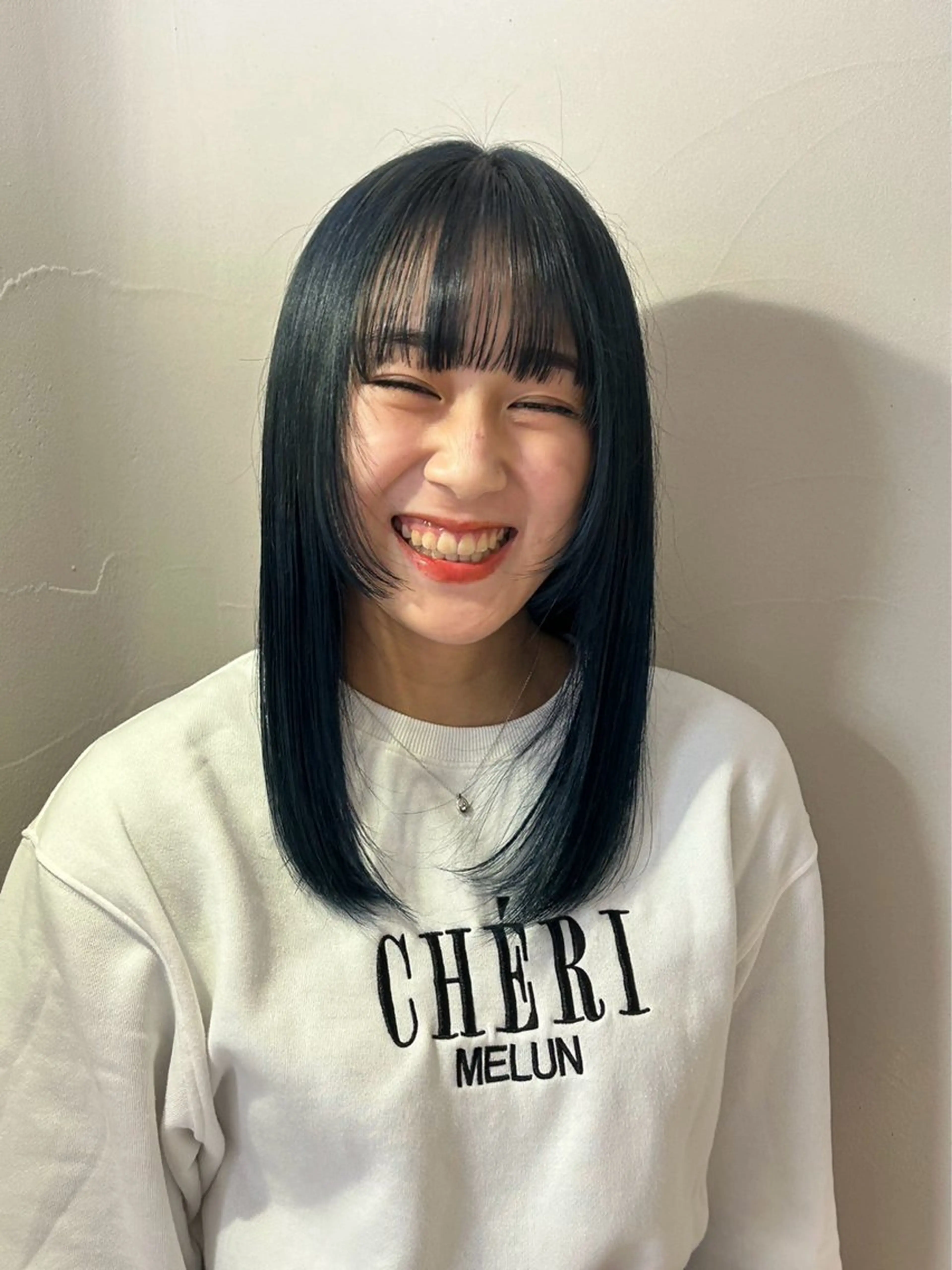 ミディアム カット ヘアカラー arte MAYU カットモデル募集のヘアスタイル