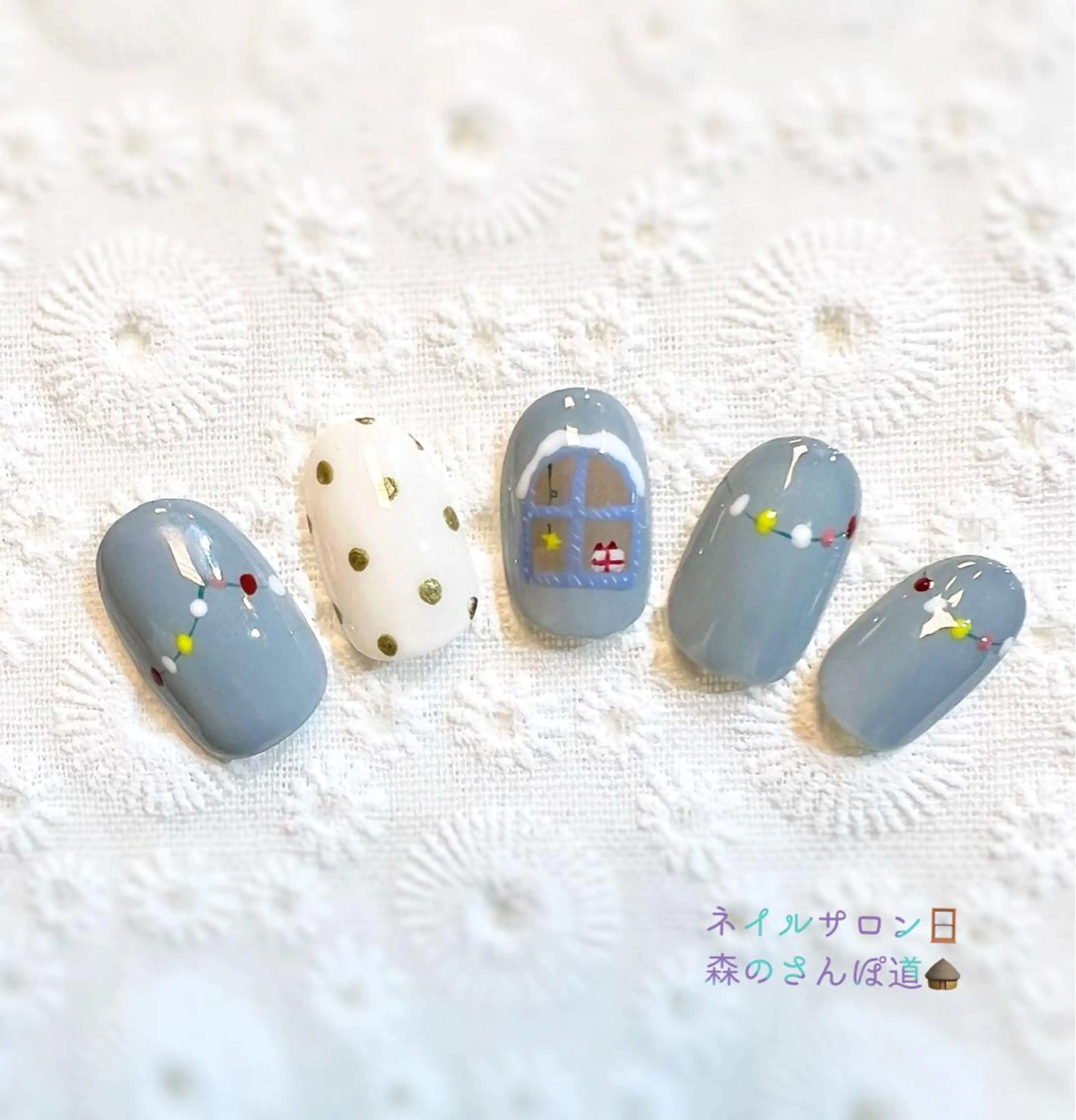 ネイル ハンドネイル 森のさんぽ道所属・ショートネイル 森のさんぽ道のネイルデザイン