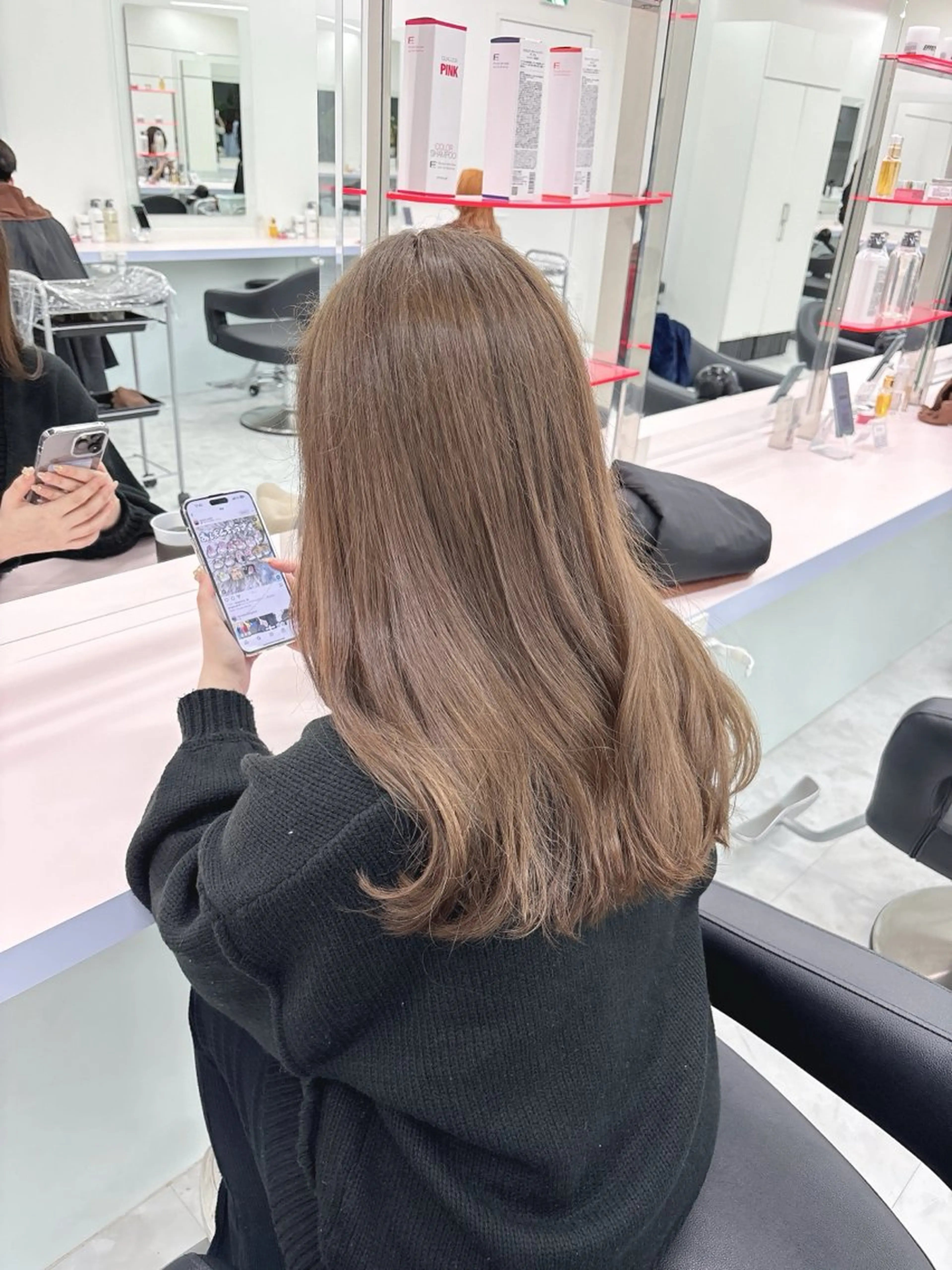 ミディアム カラー 💕STANCE 満足仕上げ💕のヘアスタイル