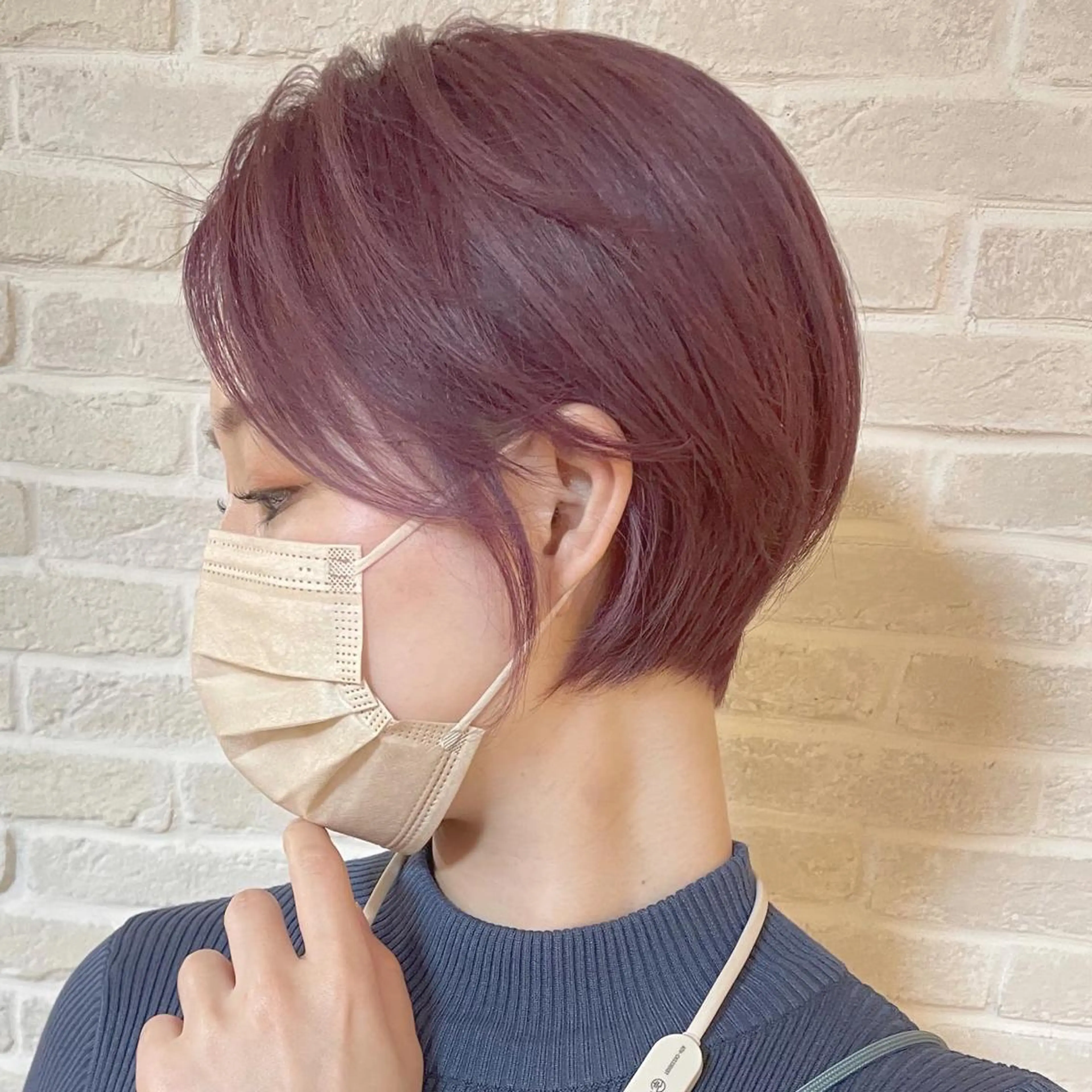 ショート カラー hair salon Ranun髪質改善のヘアスタイル