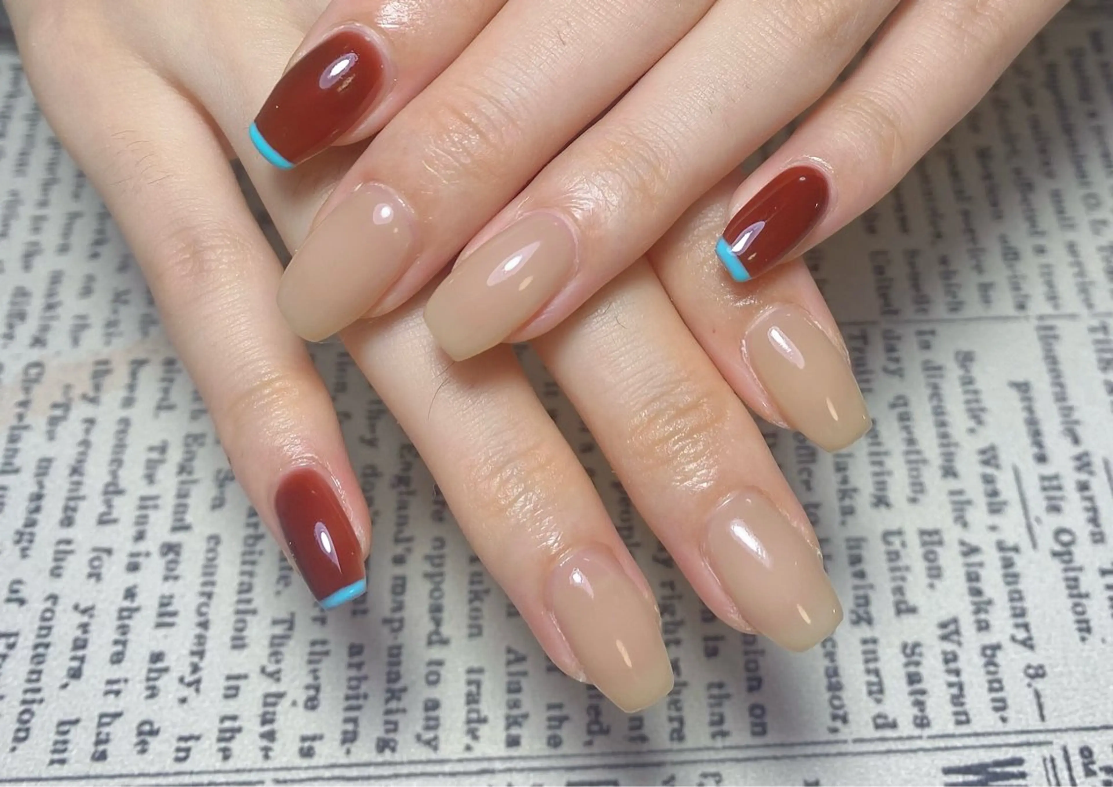 ネイル アートネイル フレンチネイル ジェルネイル グラデーション 韓国ネイル Nail Salon kihi大塚店のネイルデザイン