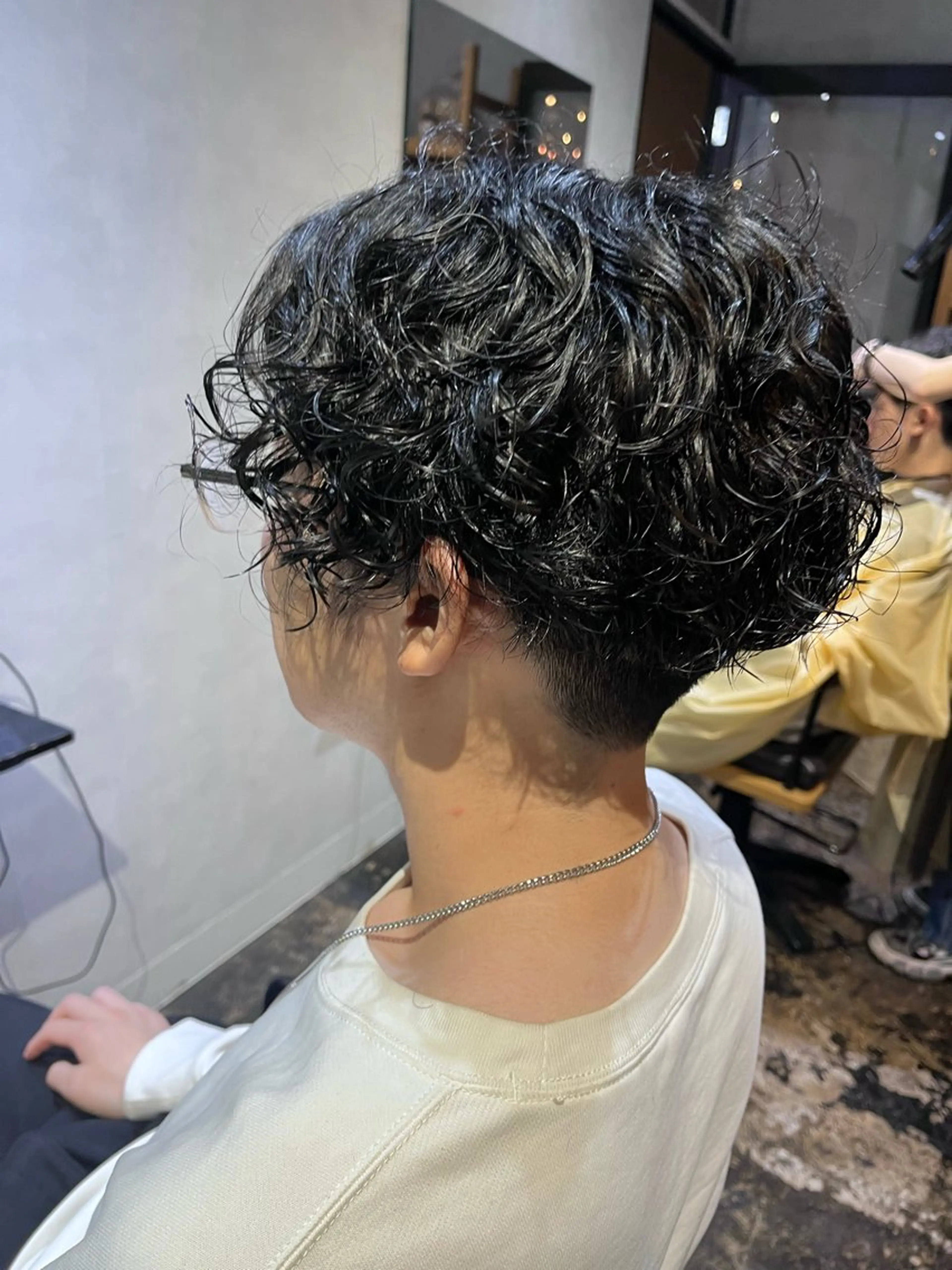 パーマ メンズ ハイトーン/韓国風/ 艶髪/吉祥寺のヘアスタイル