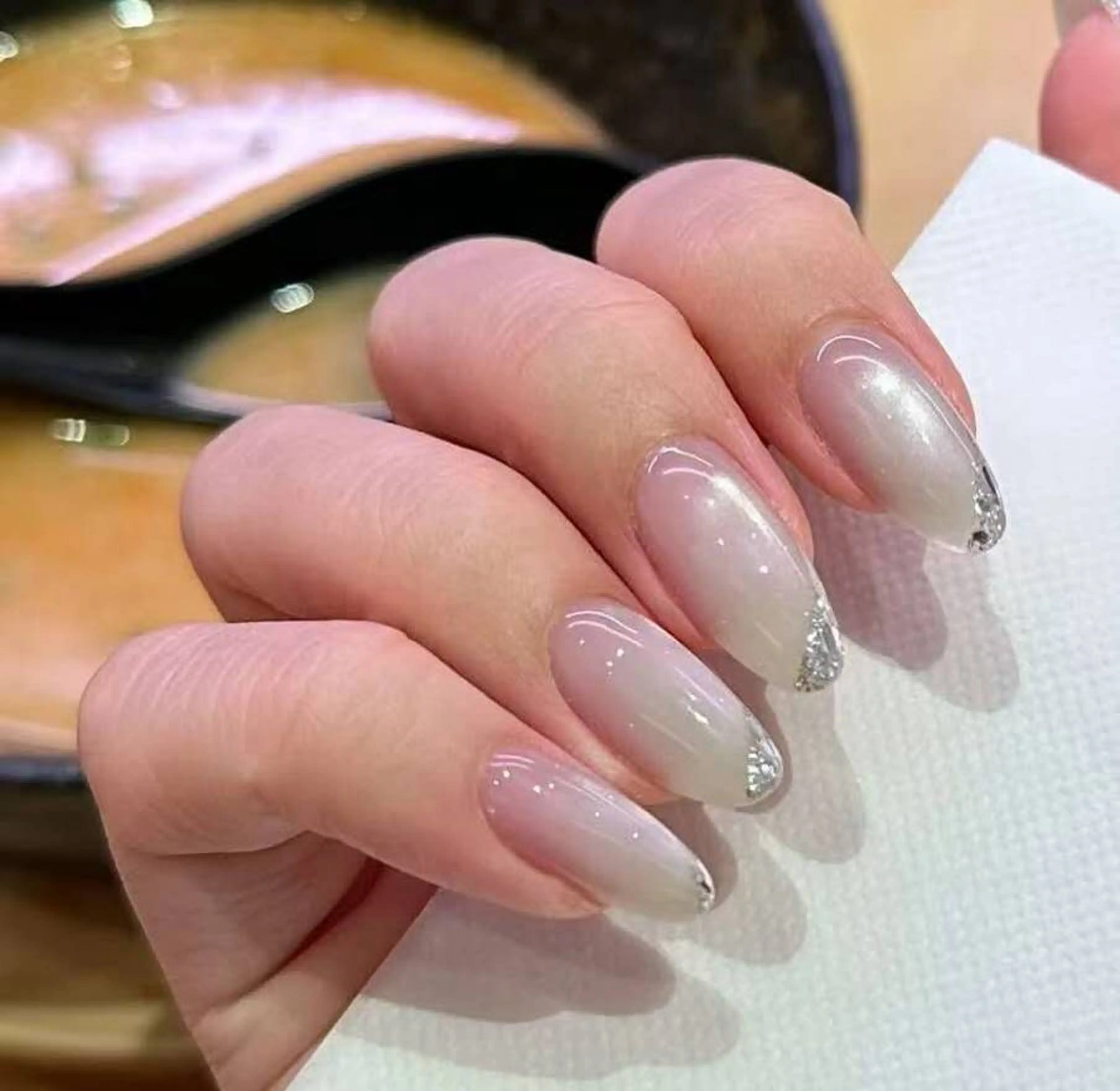 ネイル オーロラネイル フラワーネイル フットネイル フレンチネイル ジェルネイル ハンドネイル BabyYouMi ねねのネイルデザイン