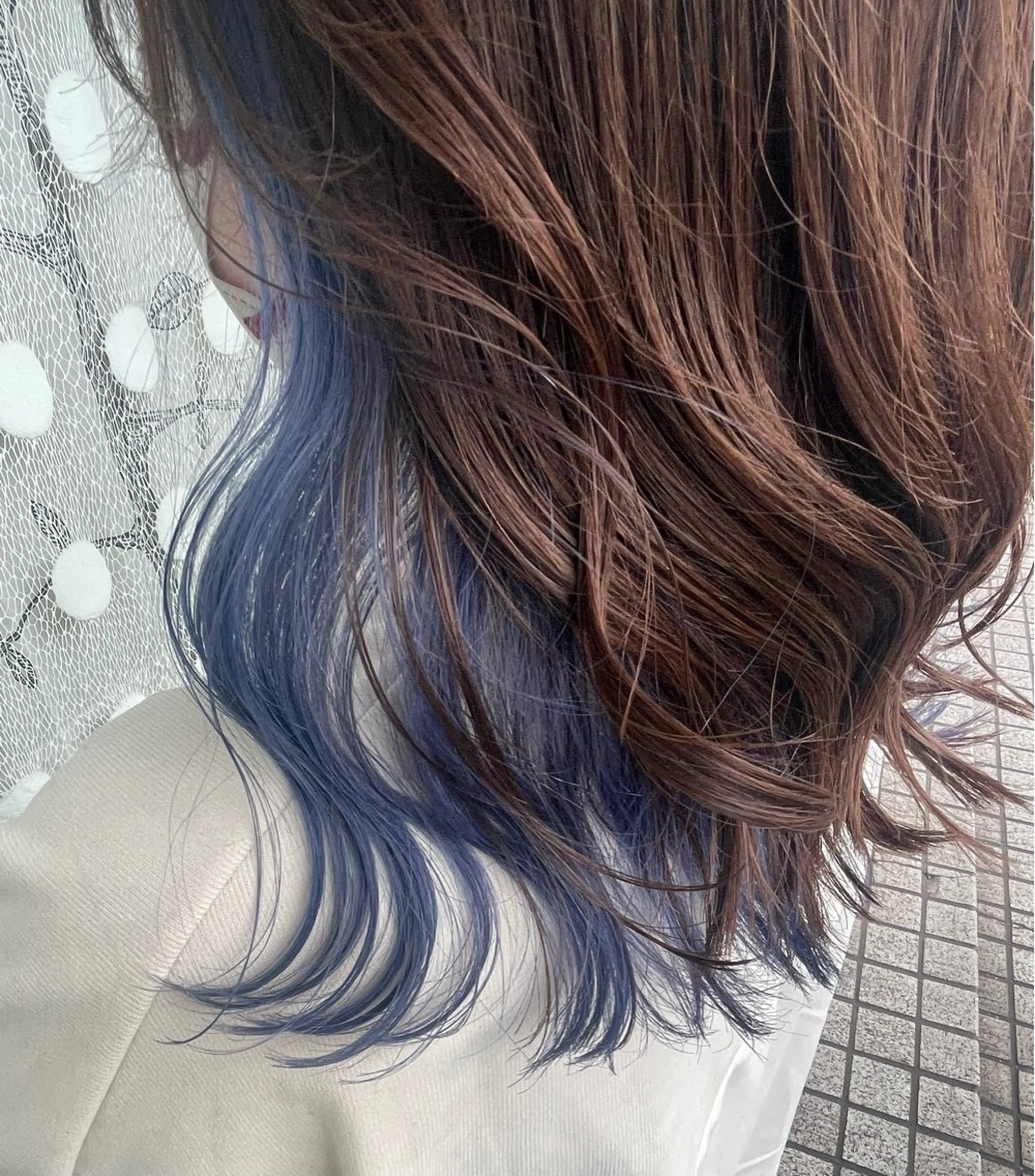 ミディアム カット ヘアカラー 古澤 あかねのヘアスタイル