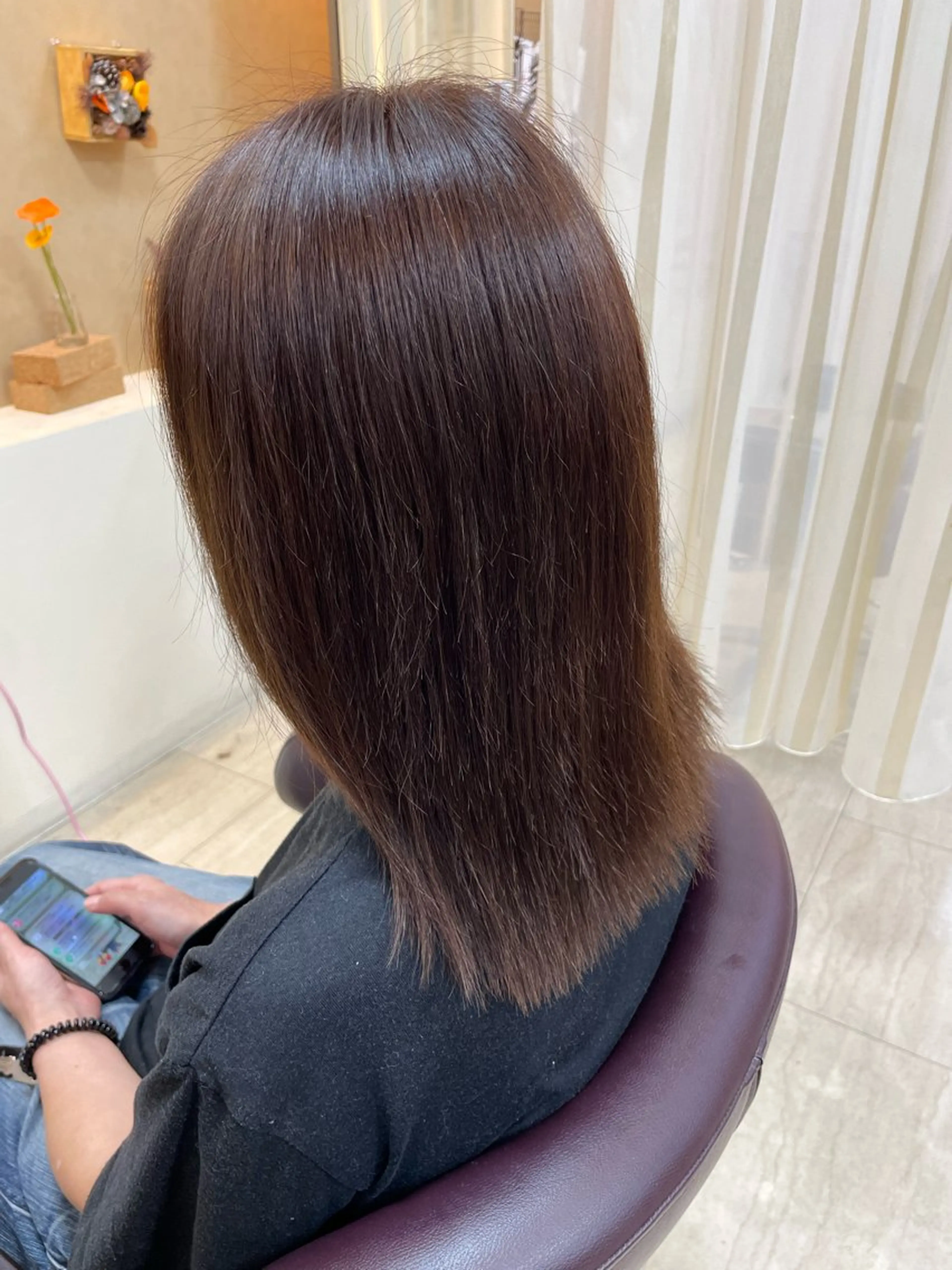 カラー 東田 篤希のヘアスタイル