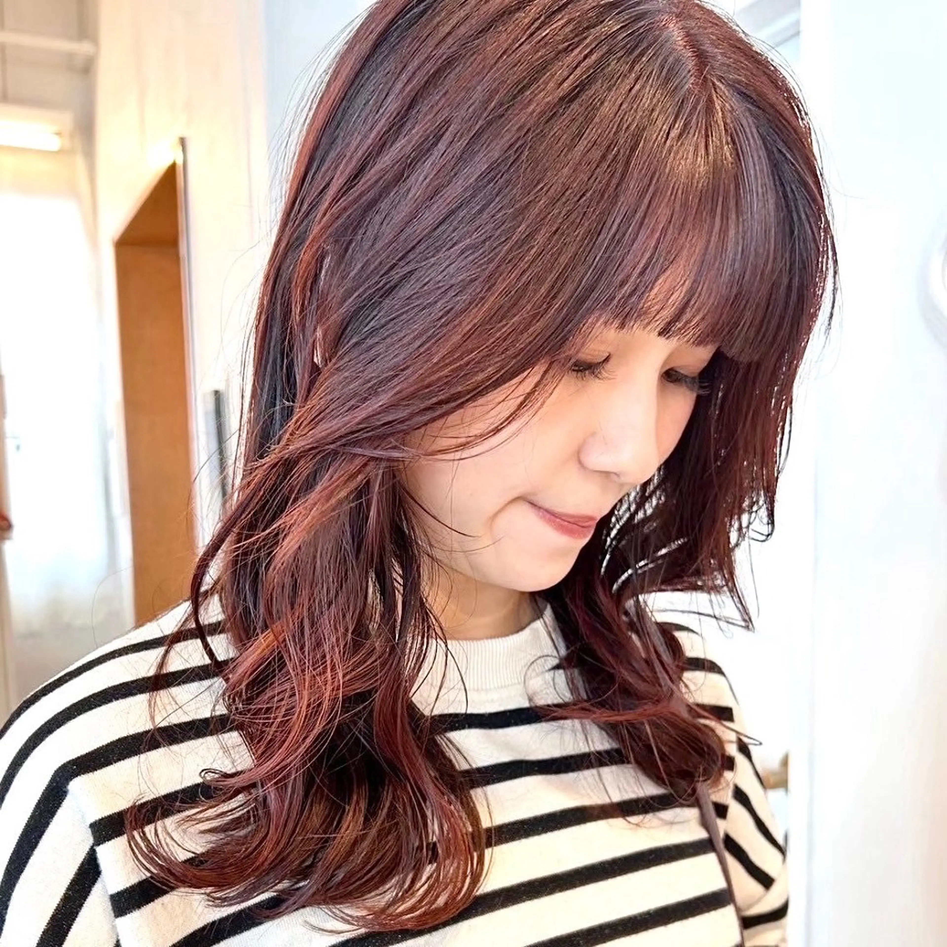 ロング カラー ヘアカラー 🍒中川葵久美🍒 メンズ/パーマのヘアスタイル