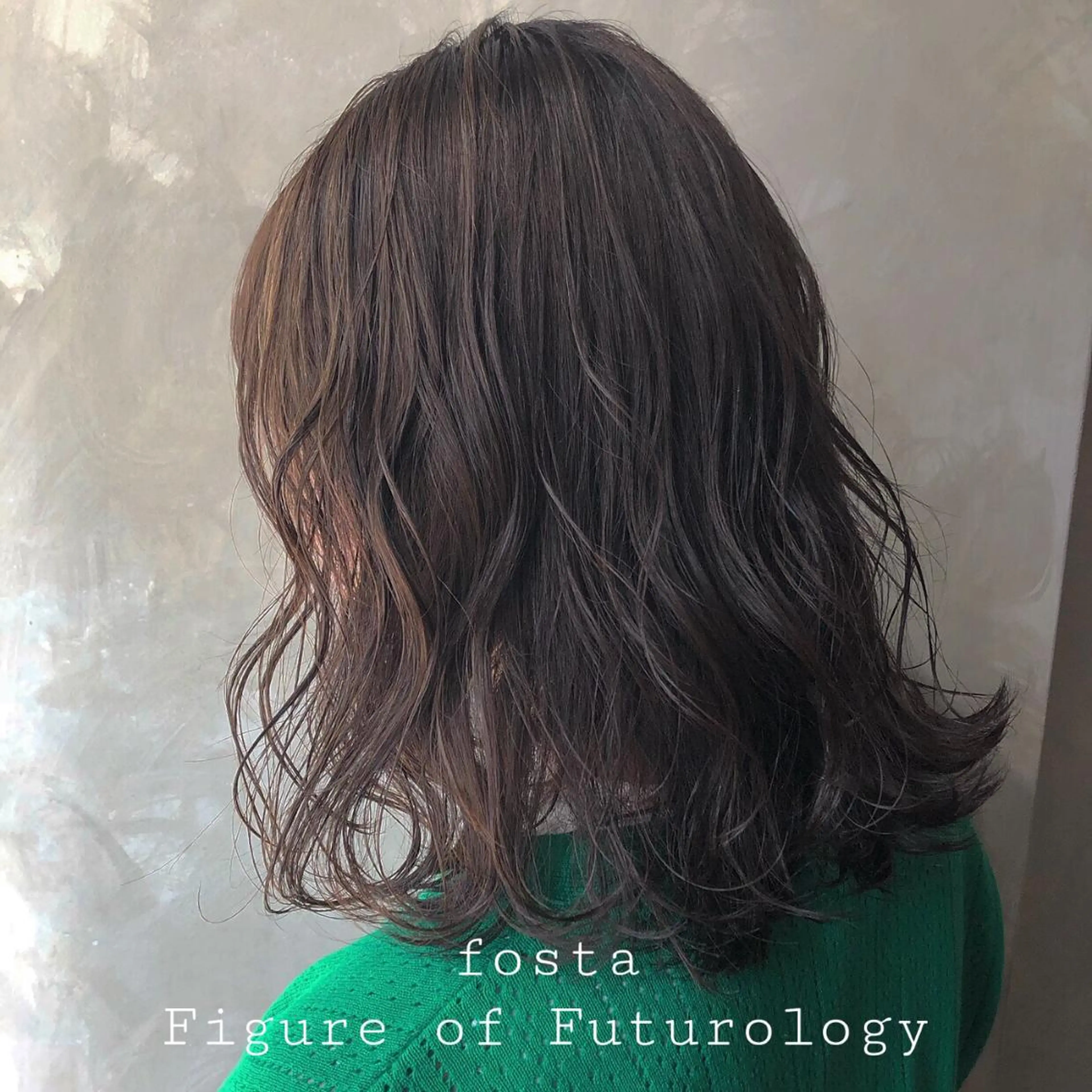 ミディアム カラー CLUTCH天王寺 西藤遥河のヘアスタイル