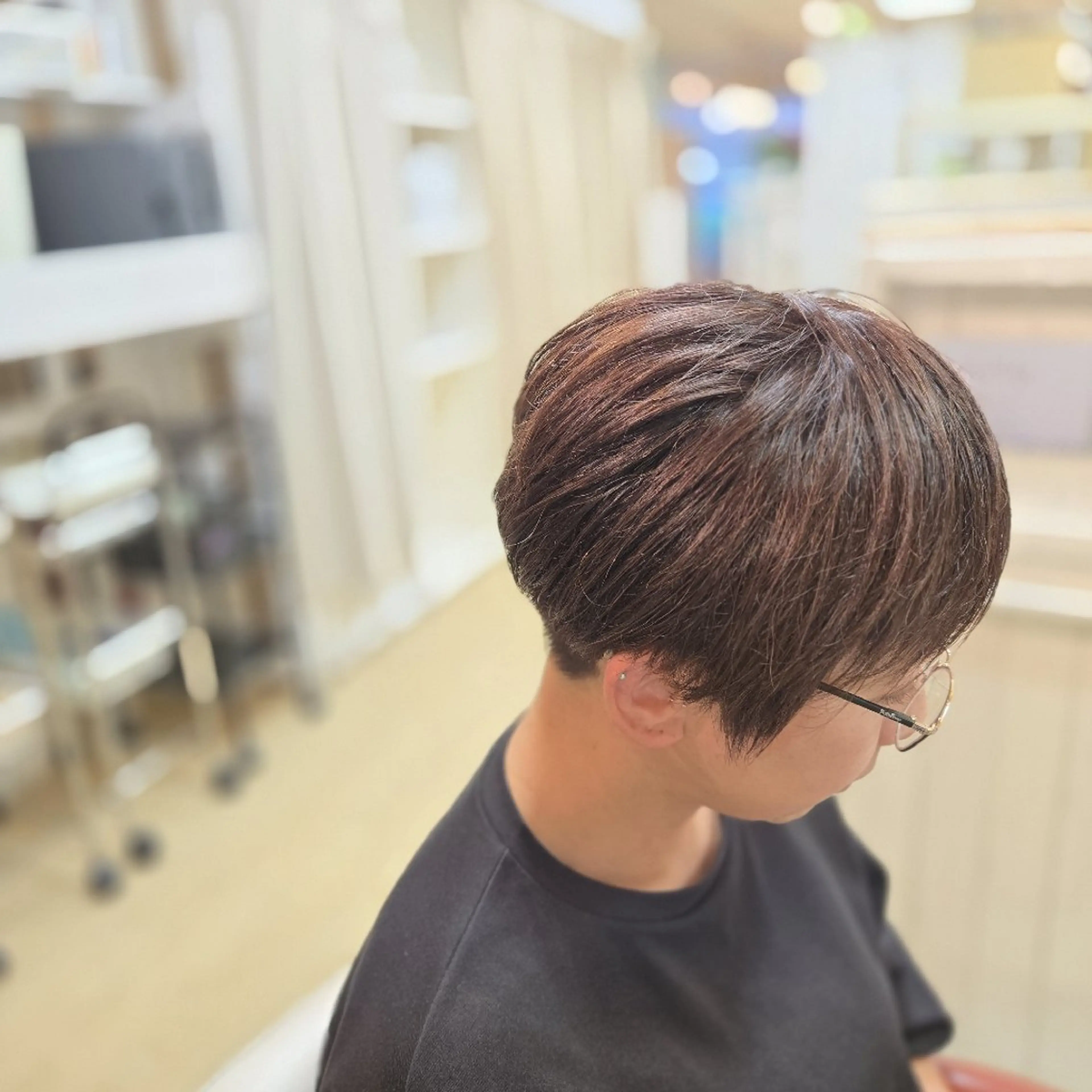 ショート カラー ショートヘア 田中 牧子のヘアスタイル