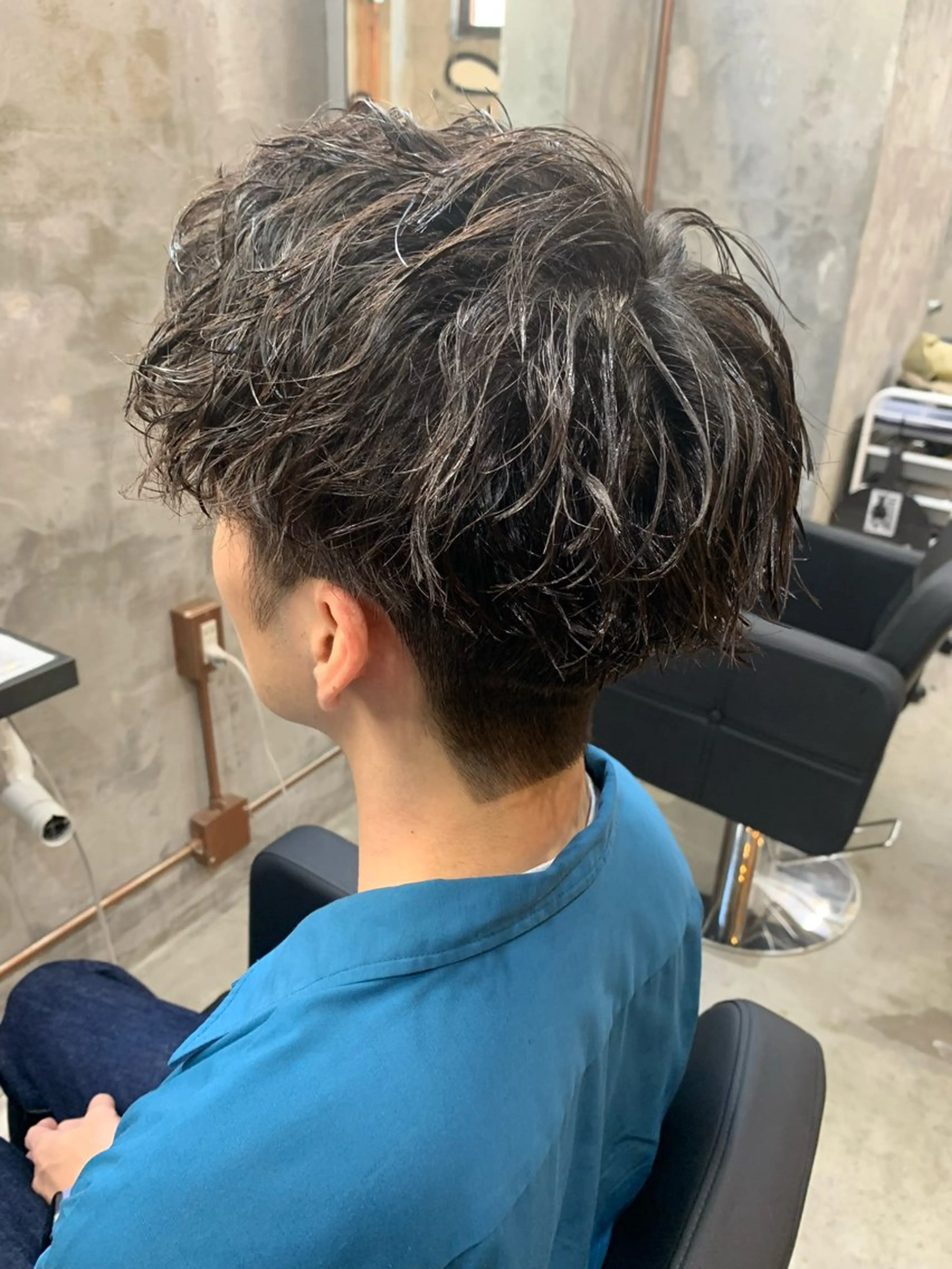 パーマ メンズ マッシュ メンズパーマ ツイストスパイラルパーマ スパイラルパーマ カット パーマ ⚡️メンズパーマ特化 mens支持◎/忠地のヘアスタイル