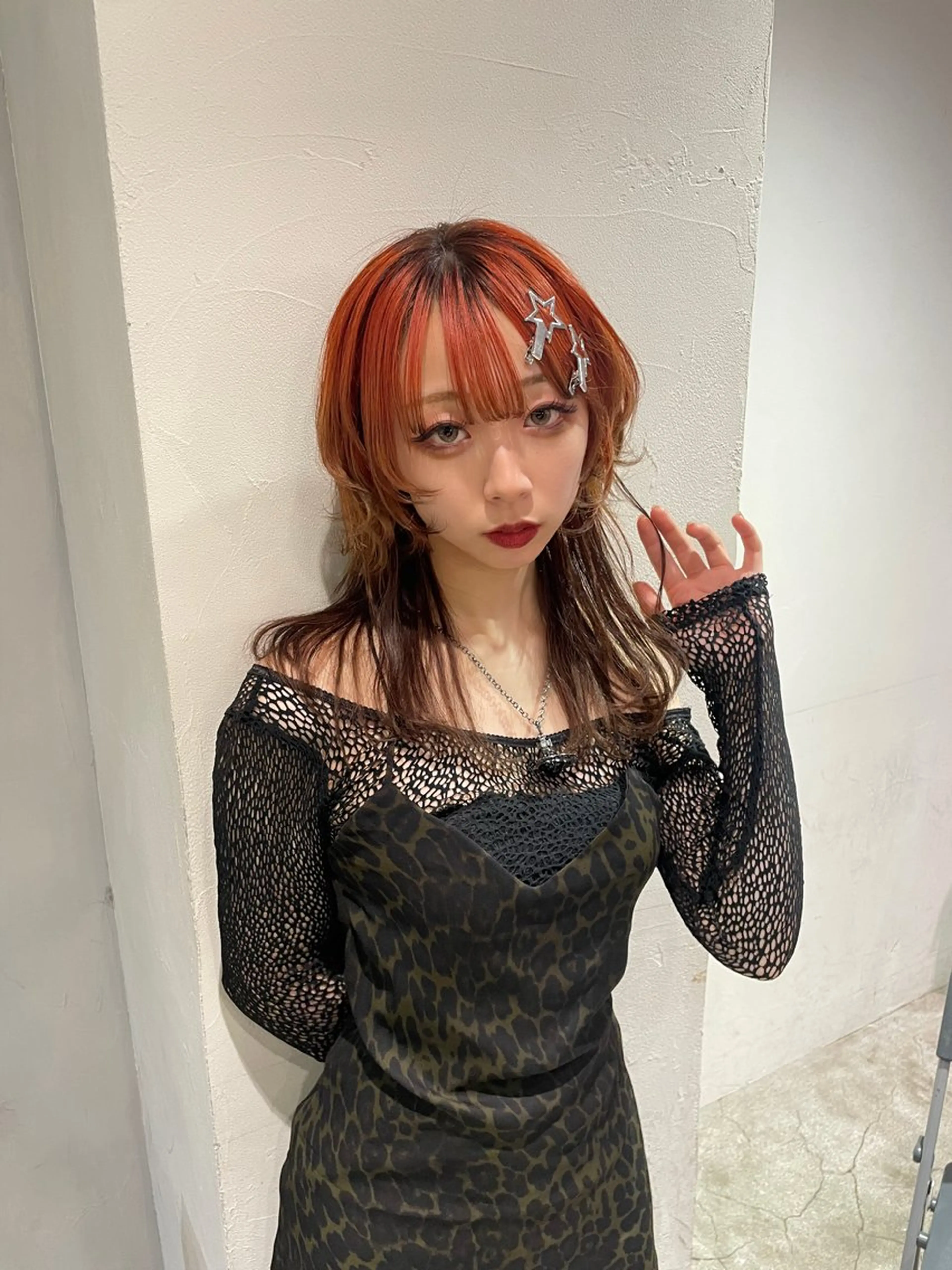 カラー ヘアカラー 派手髪デザイン なかむらるか🐬💞のヘアスタイル