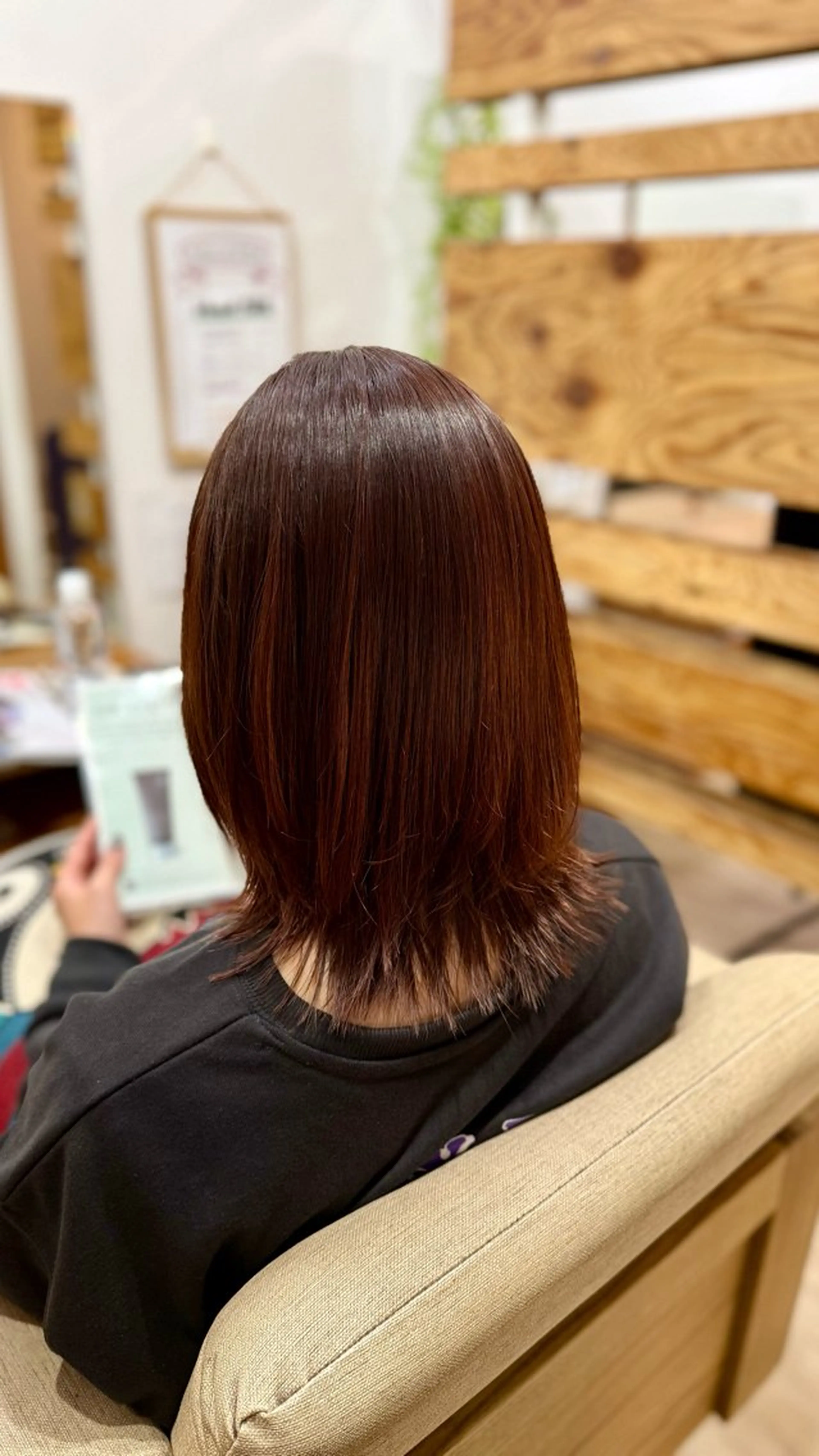 ミディアム カラー カット ヘアカラー トリートメント ViaLa Hair 🌈すずきたくむ✂︎のヘアスタイル