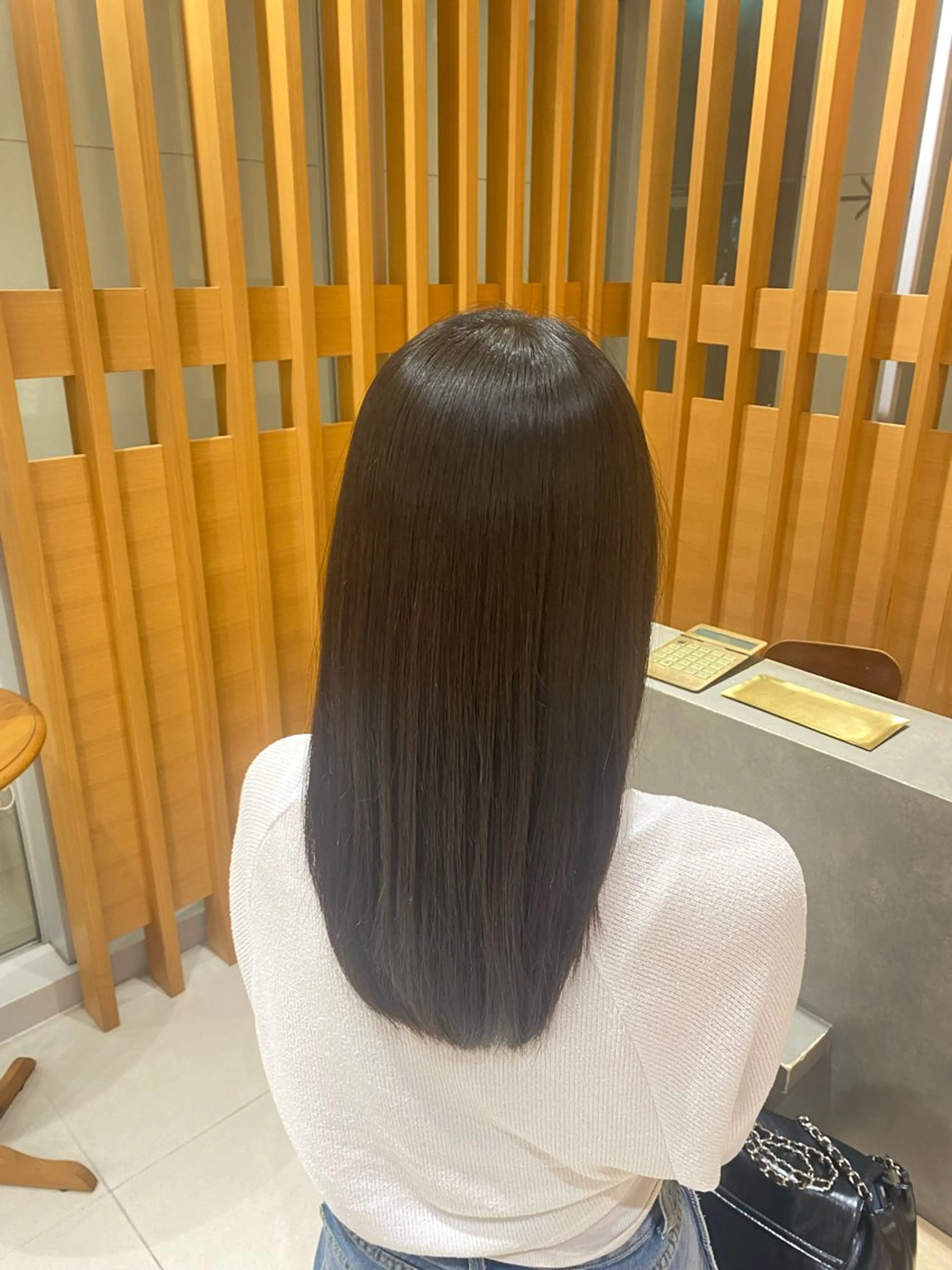 ロング 縮毛矯正 apish 国分寺 / 鈴木 花穏のヘアスタイル