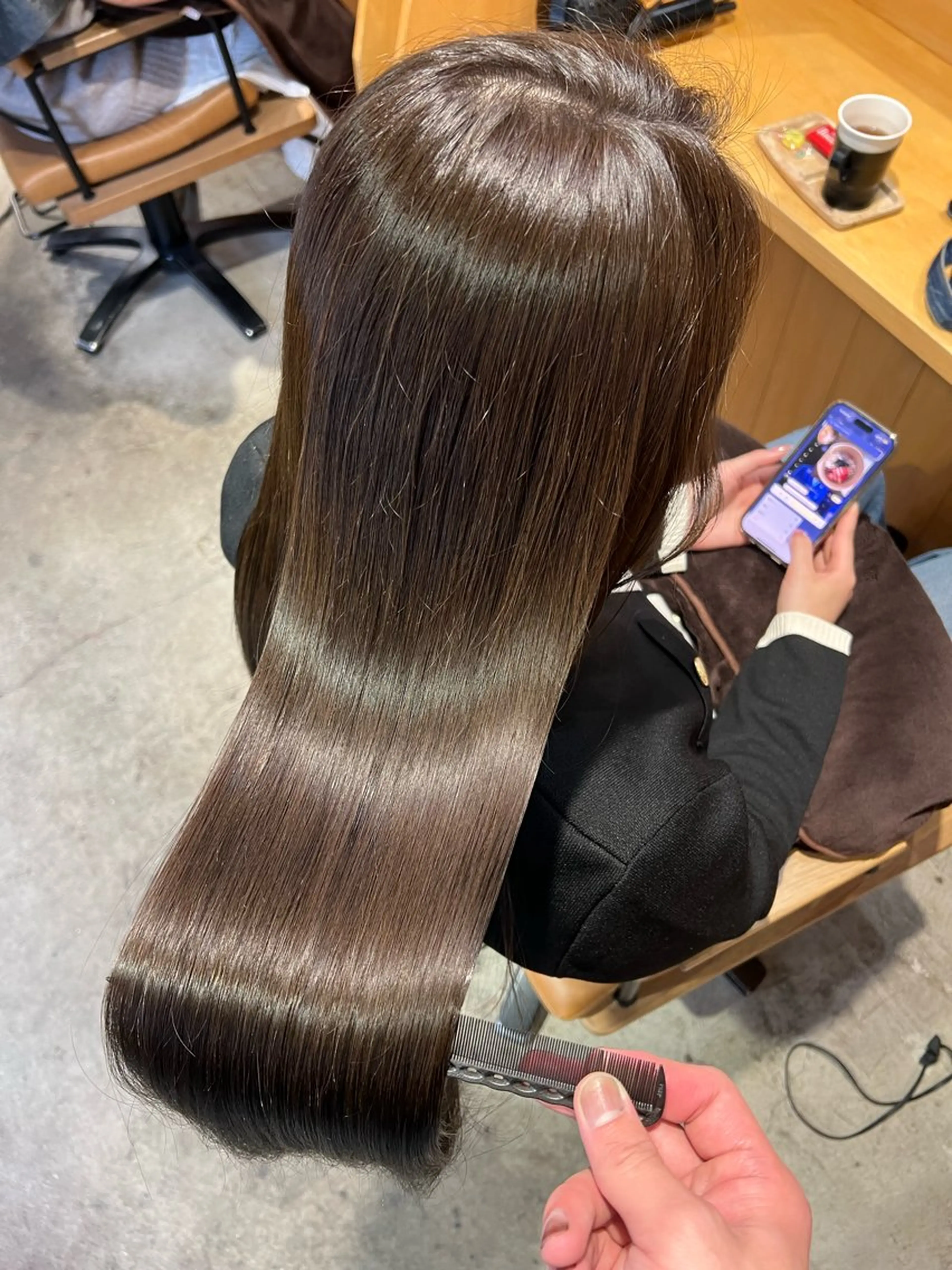 ロング 髪質改善 ロング カット ヘアカラー トリートメント ✨艶髪✨ 透明感カラー　Rinのヘアスタイル