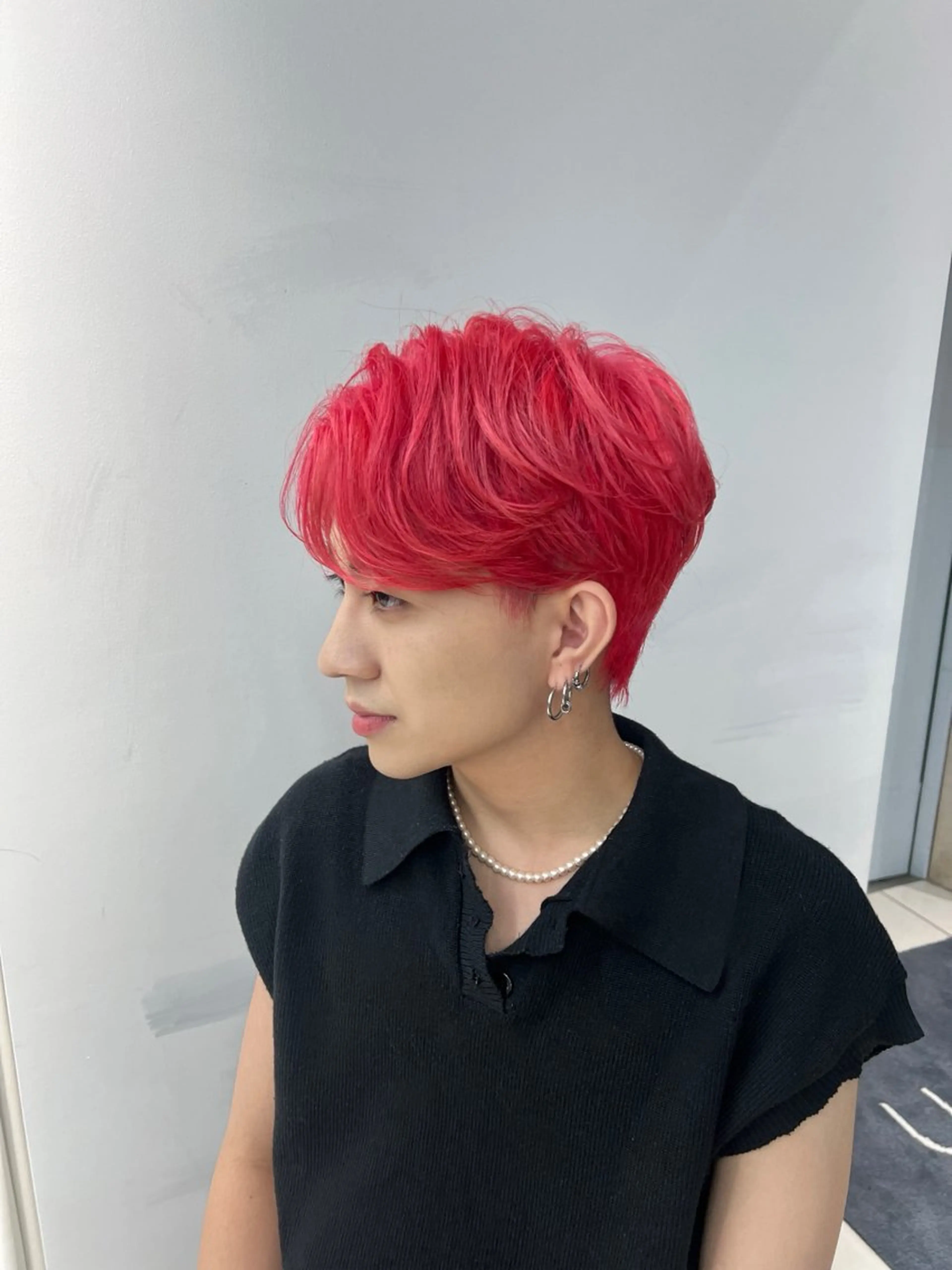 カラー メンズ ハイトーンカラー/ さらさのヘアスタイル