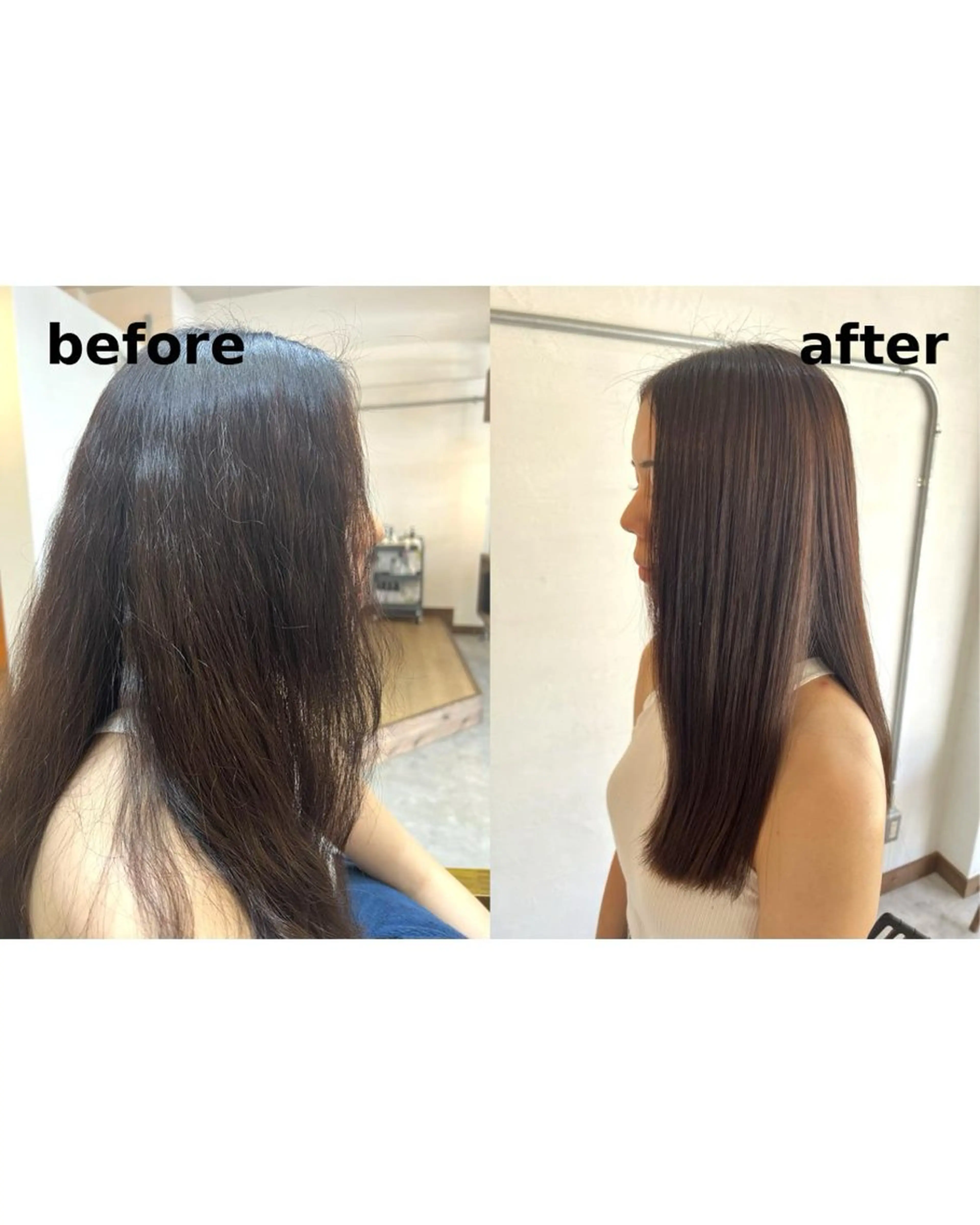 ロング Jyue-ru／北谷 /縮毛矯正/髪質改善のヘアスタイル