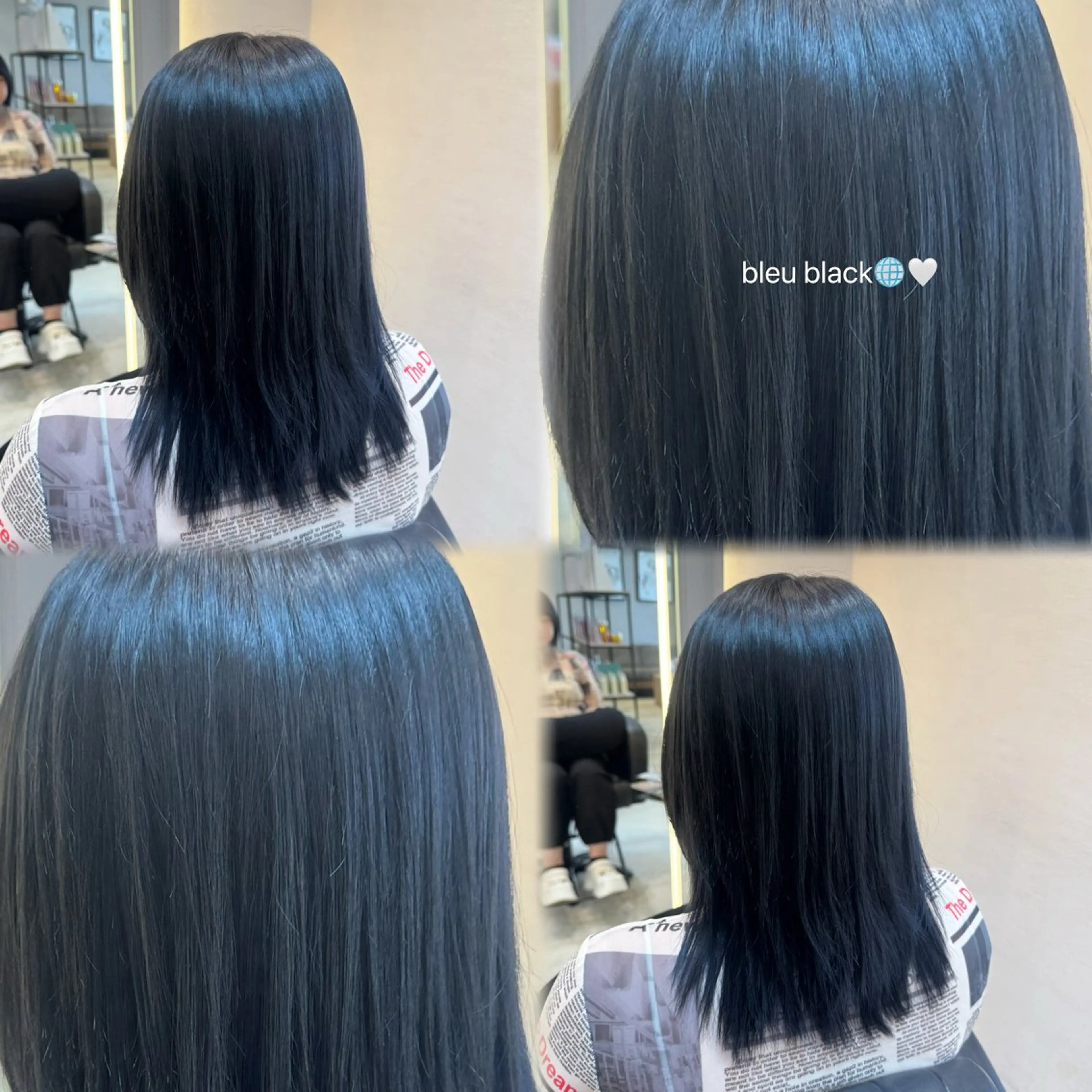 セミロング カラー 縮毛矯正 ハイトーン/艶カラー /ケアブリーチ/香音のヘアスタイル