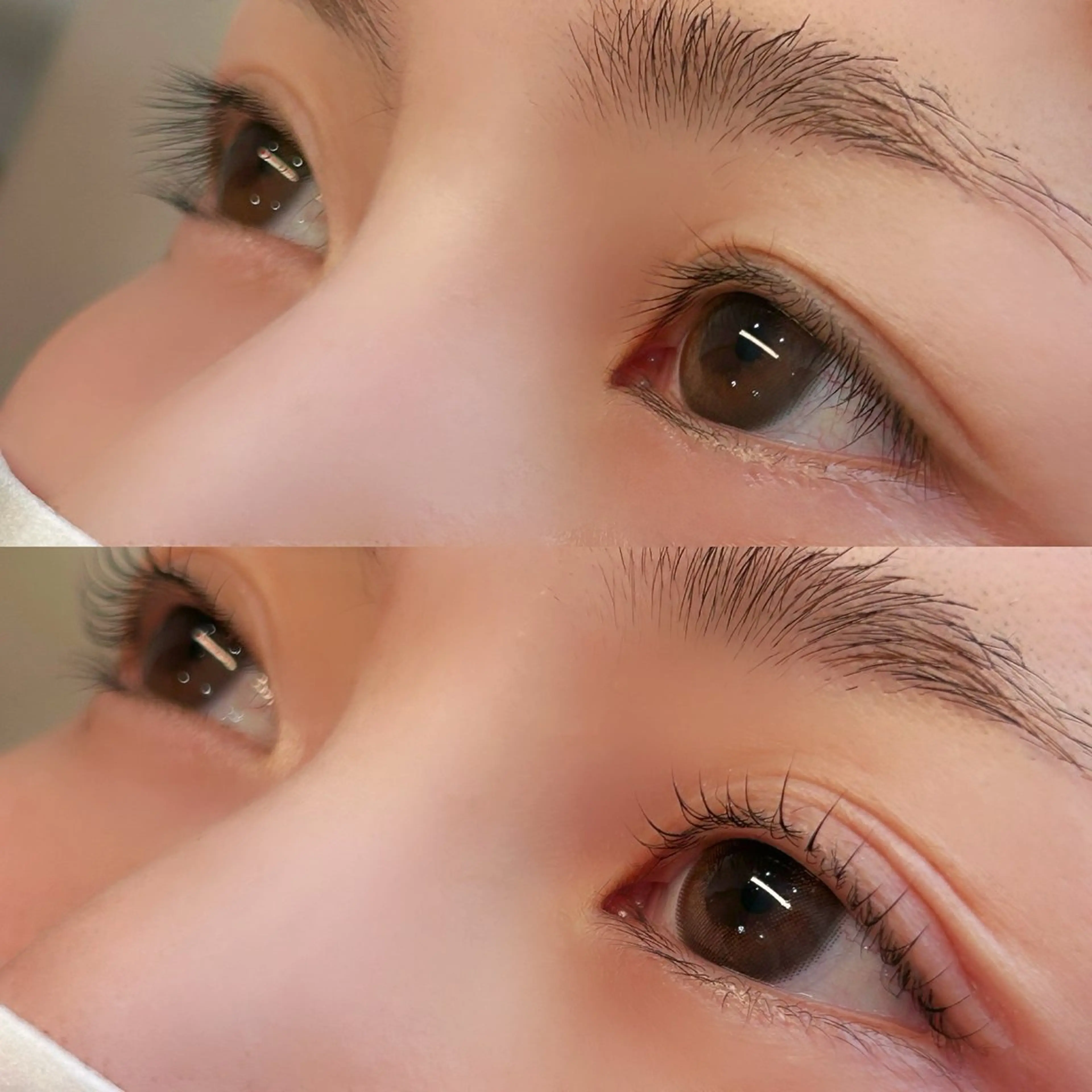 《時短メイク楽チン》ケラチンケア➕上下まつげパーマ✨コーティング付きの写真