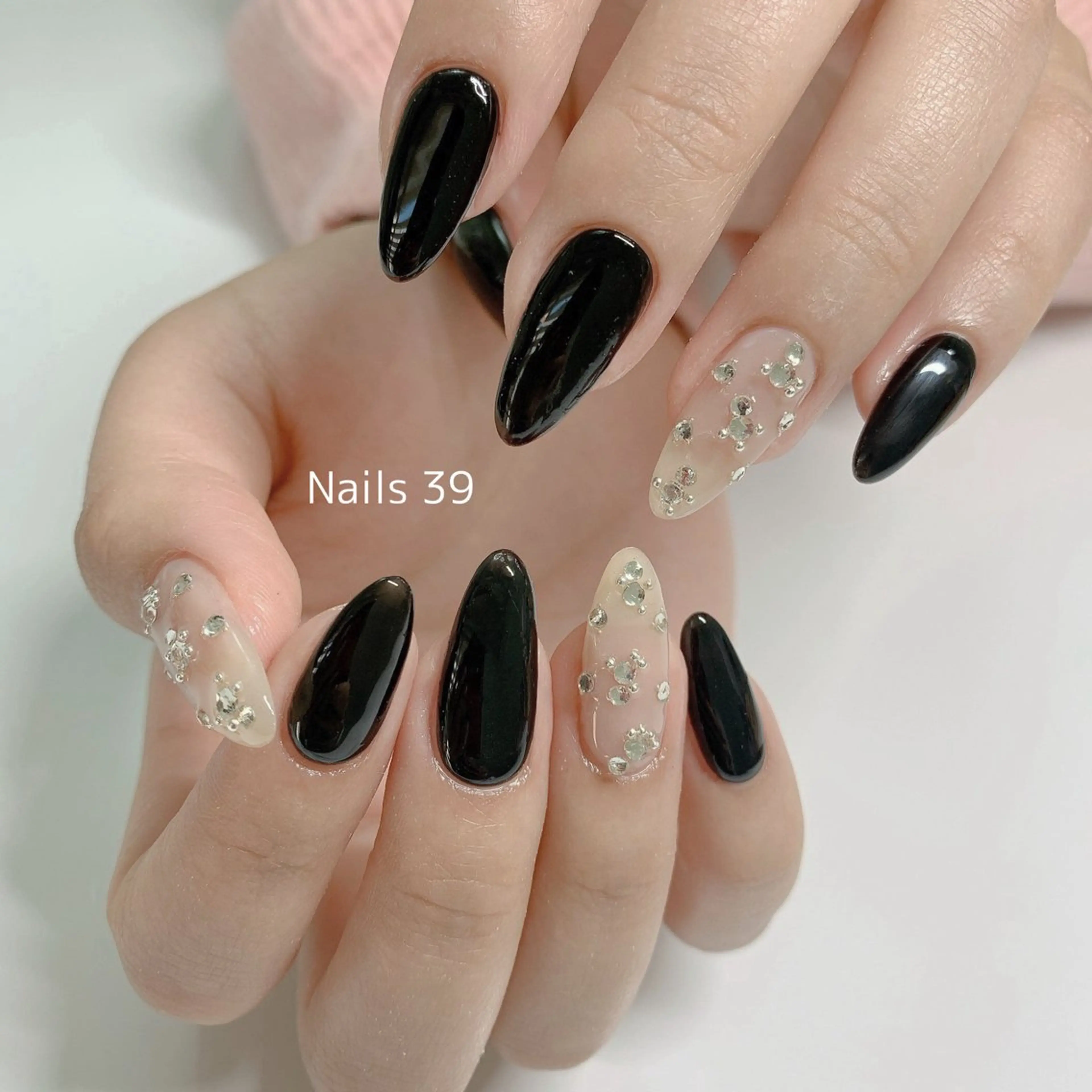 ネイル アートネイル フレンチネイル マグネットネイル ミラーネイル 持ち込み Nails 39のネイルデザイン