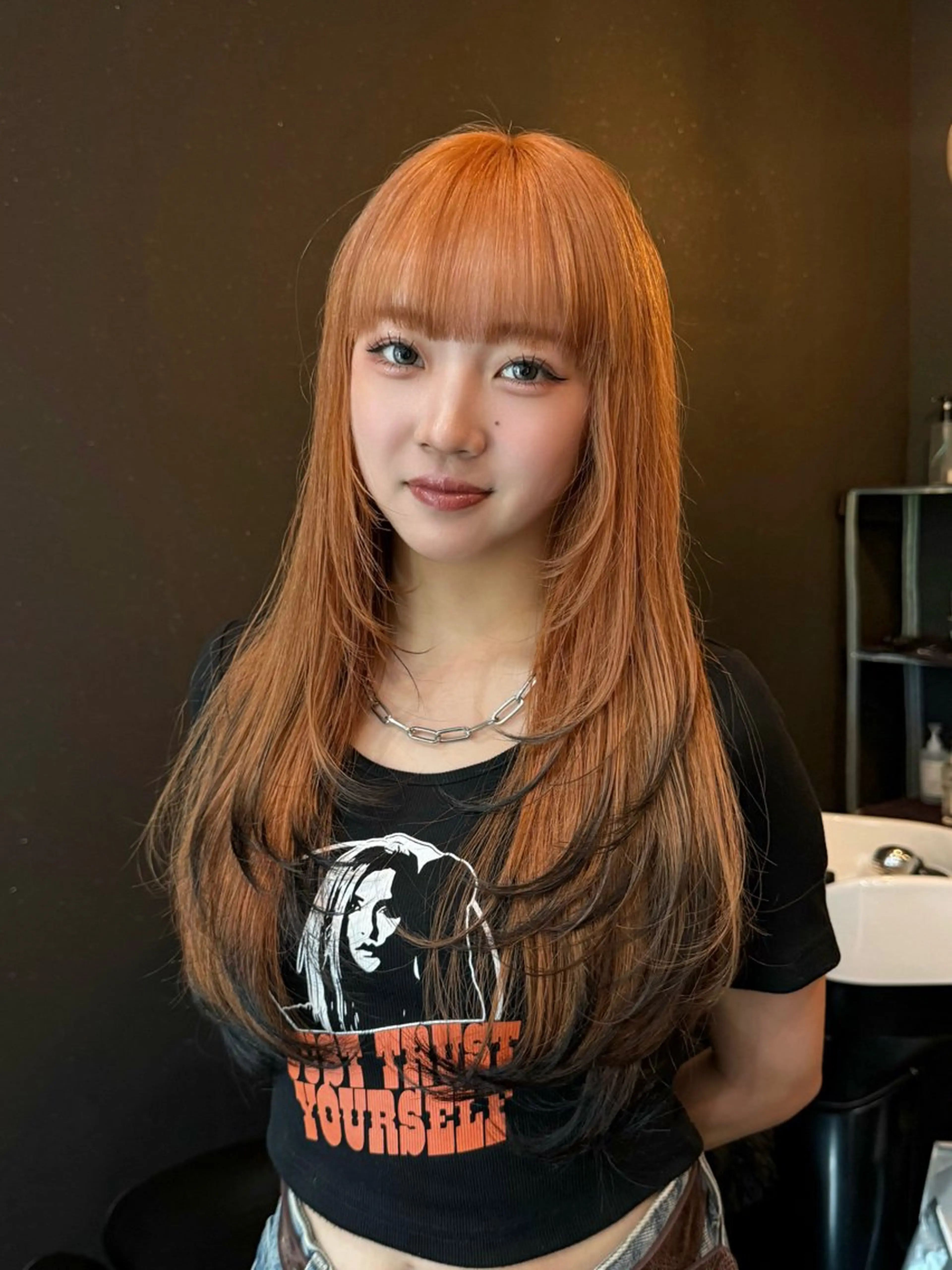 ロング カラー トレンド×デザイン DEAN岡崎店のヘアスタイル