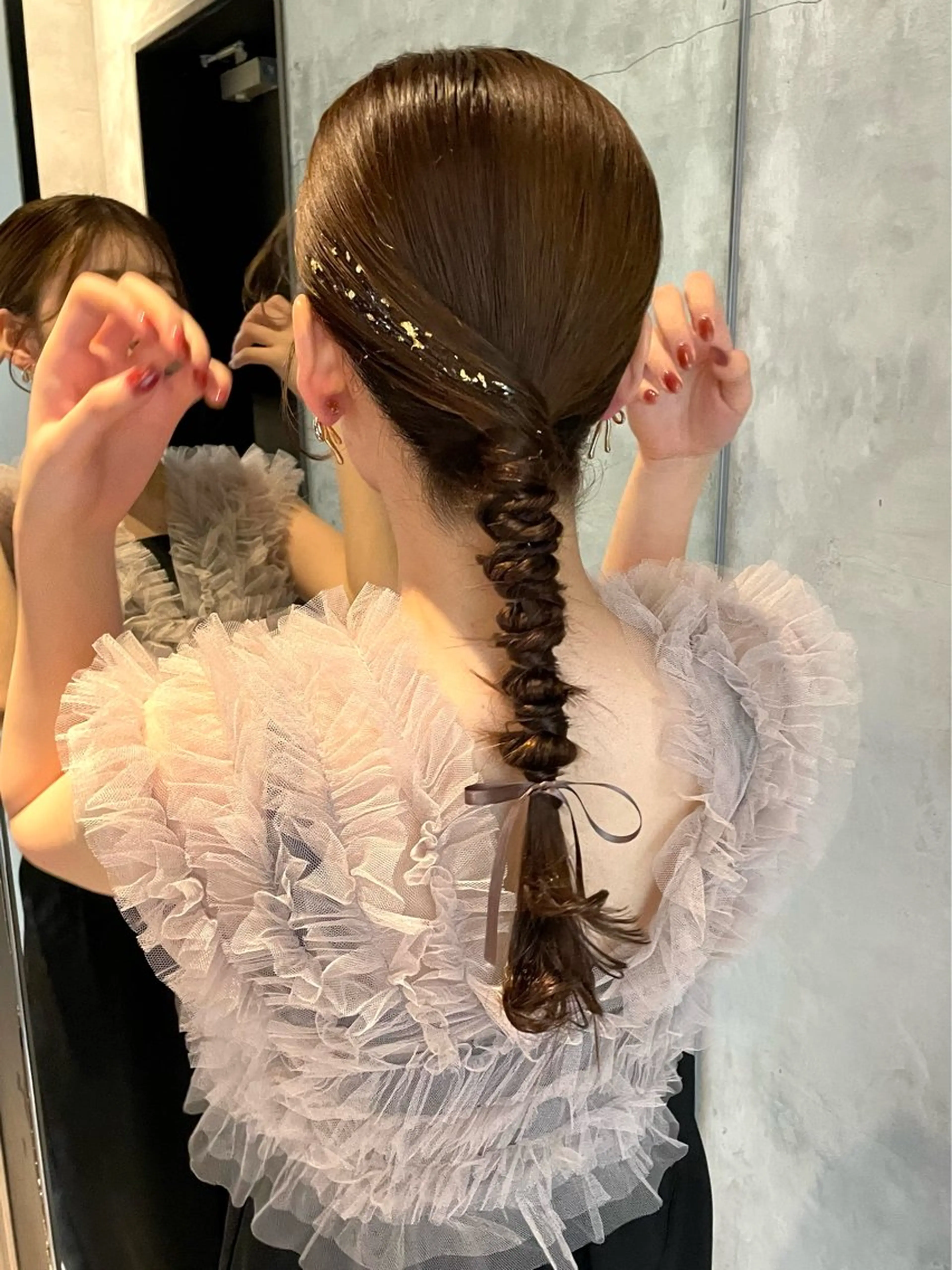 ロング ヘアセット ヘアセット/透明感 カラー/MIHO♡のヘアスタイル