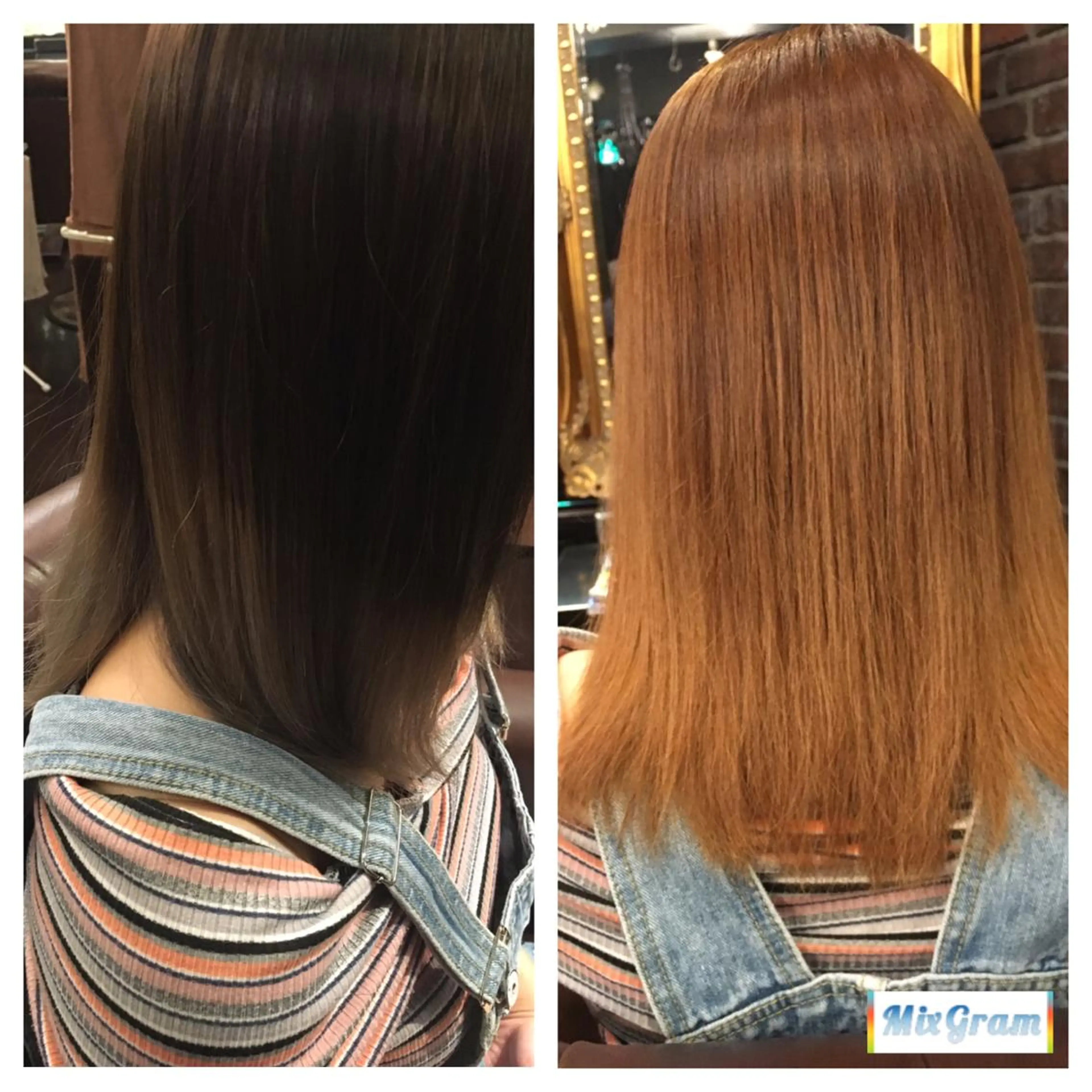 カラー グラデーションカラー グレージュ 藤井菜々 （エルベスアクト）のヘアスタイル