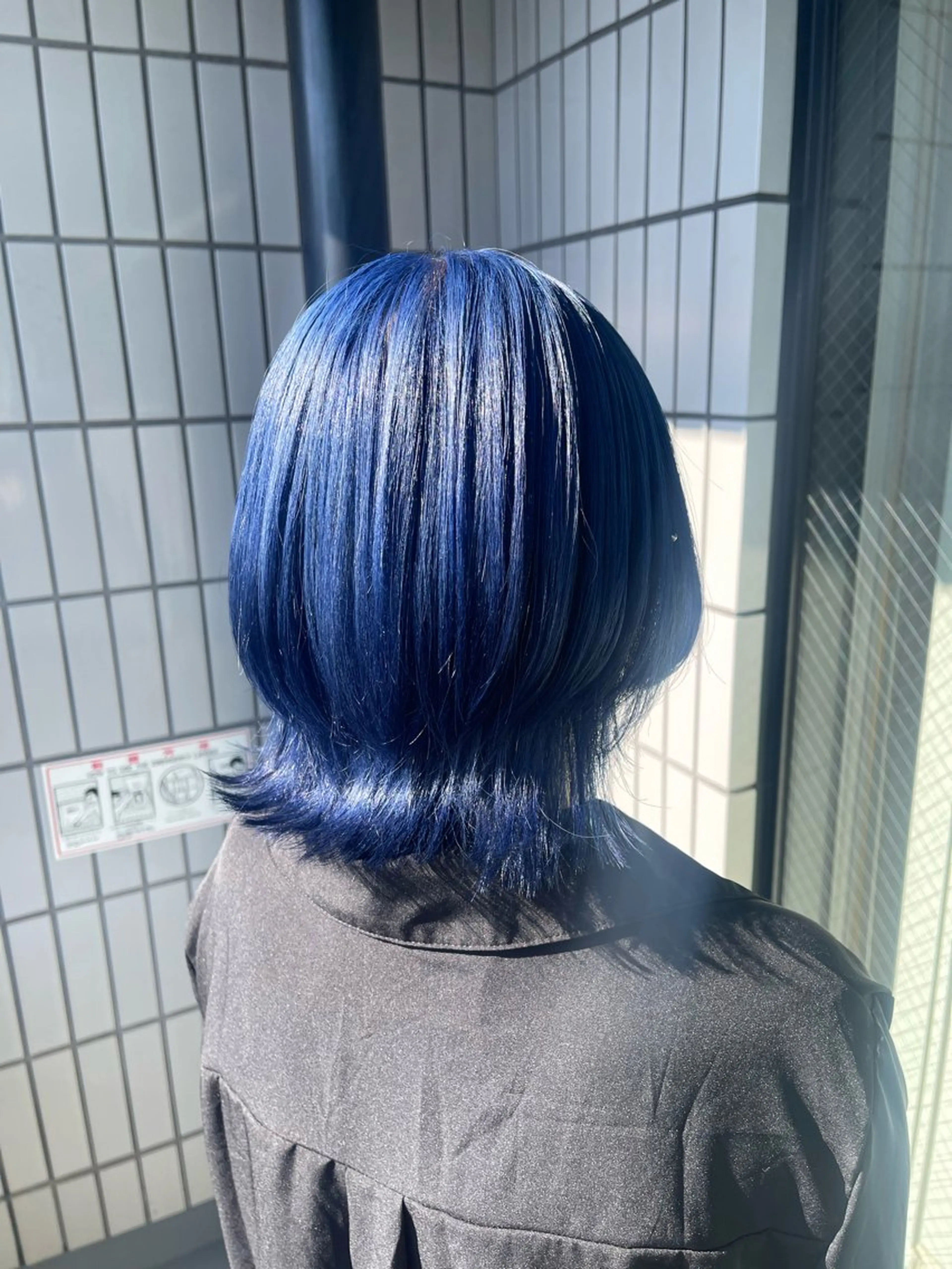 セミロング カラー ブリーチ デザインカラー ハイトーンカラー ムラ修正/ ハイトーン💖Riaのヘアスタイル