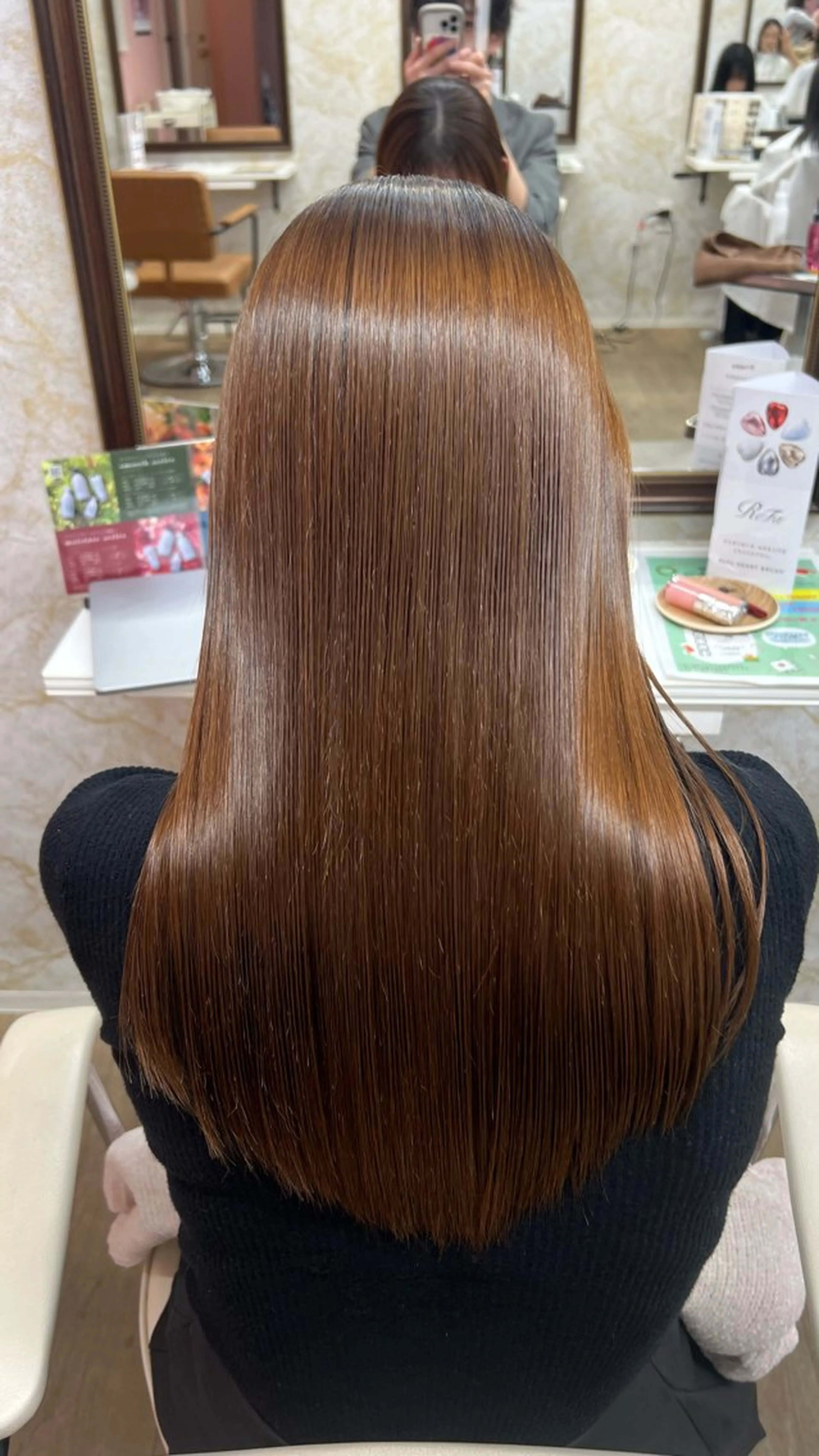 ロング 縮毛矯正 トリートメント 髪質改善特化💫 韓国ヘアAyumuのヘアスタイル