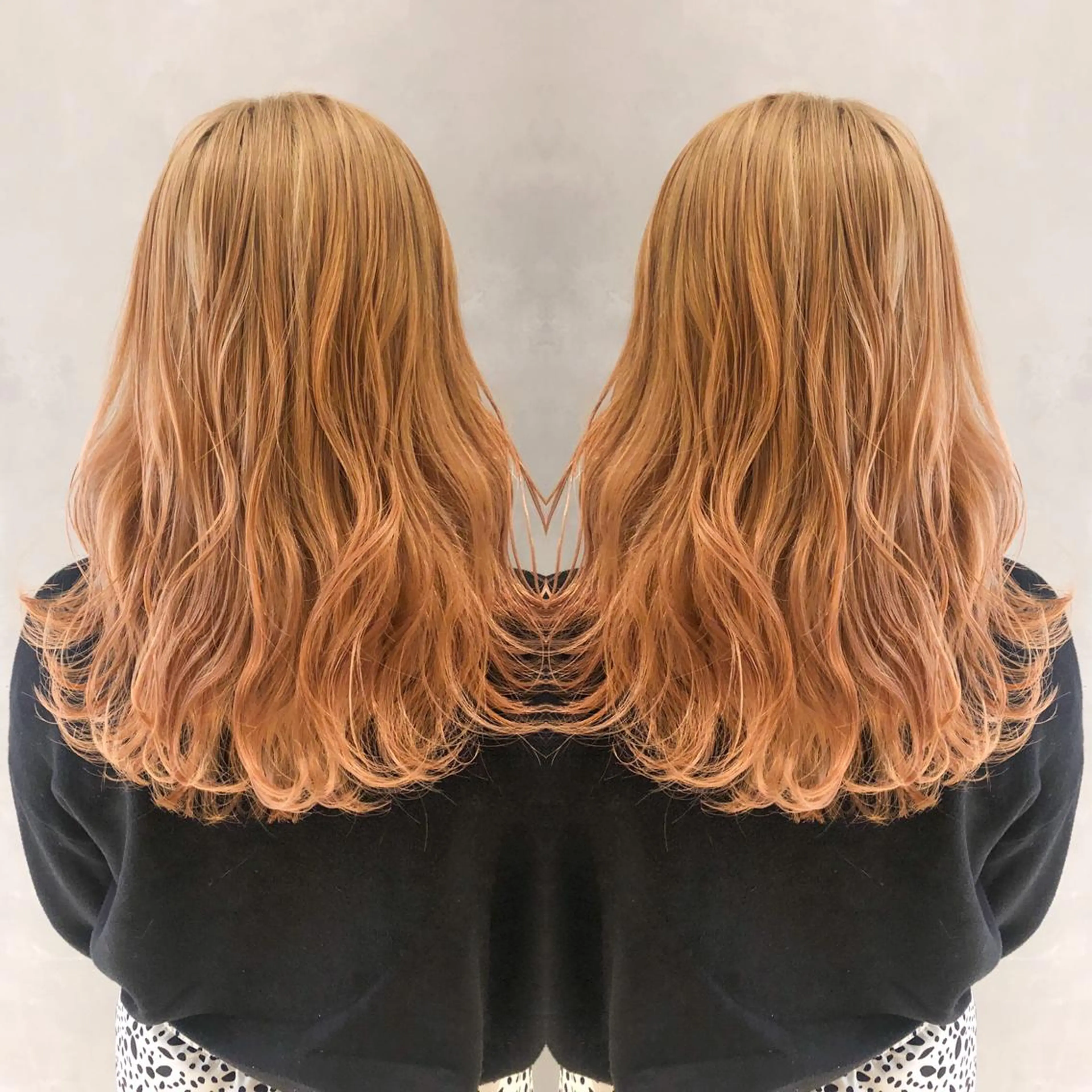 セミロング カット ヘアカラー トリートメント 長谷川 沙紀のヘアスタイル