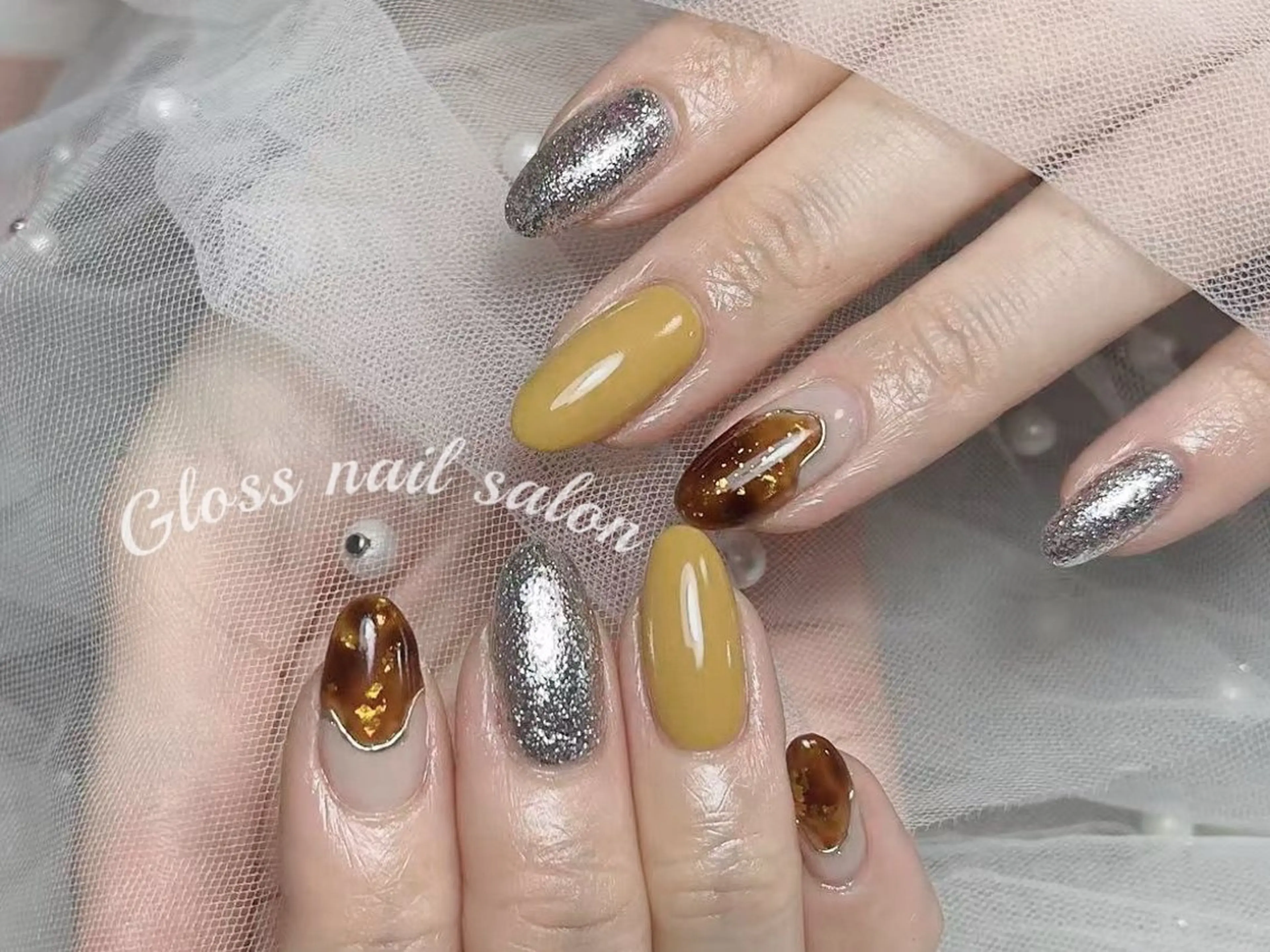 ネイル Gloss nail ジェル&長さだし専門のネイルデザイン
