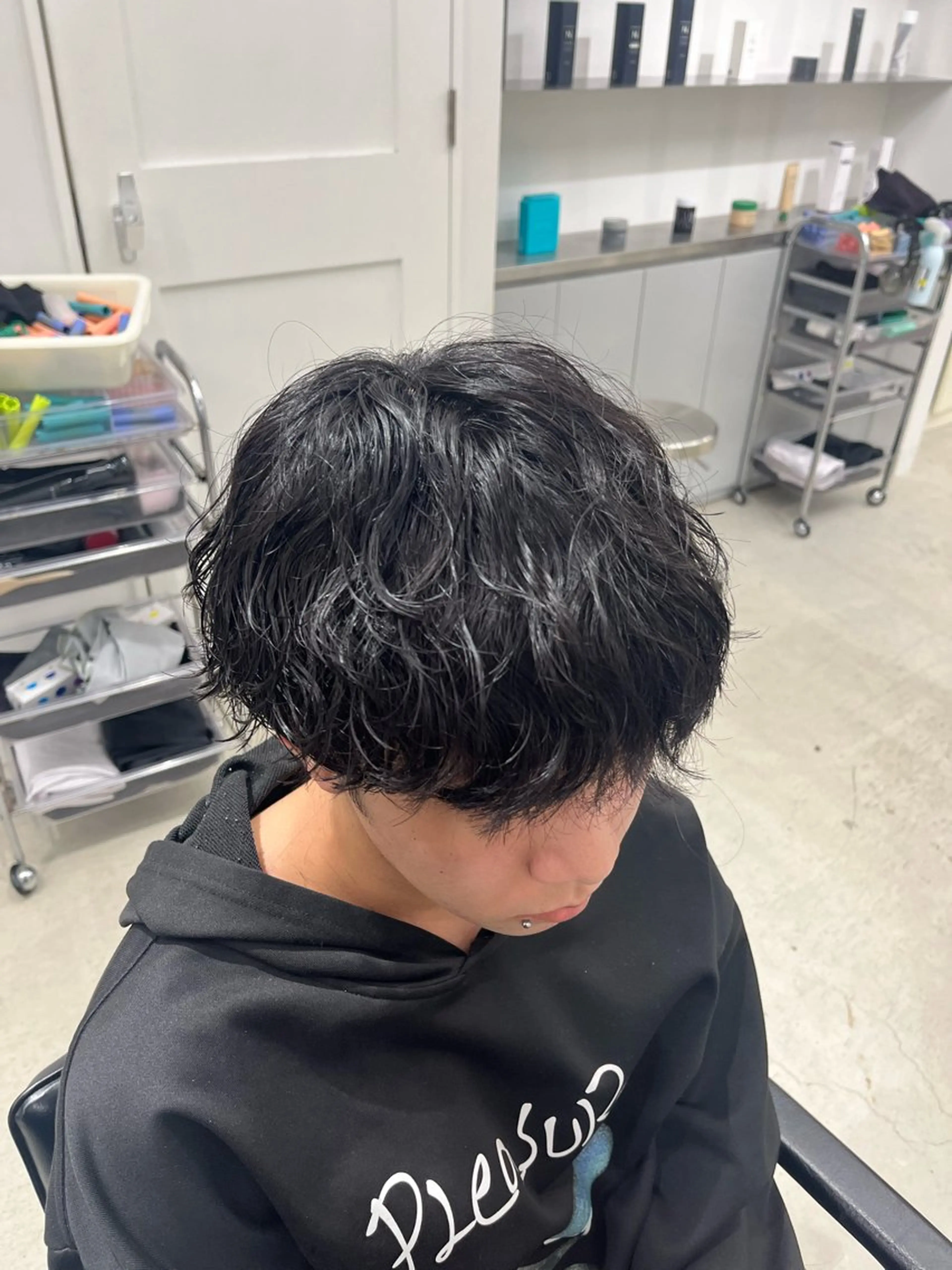 パーマ メンズ 深谷 侑亮のヘアスタイル