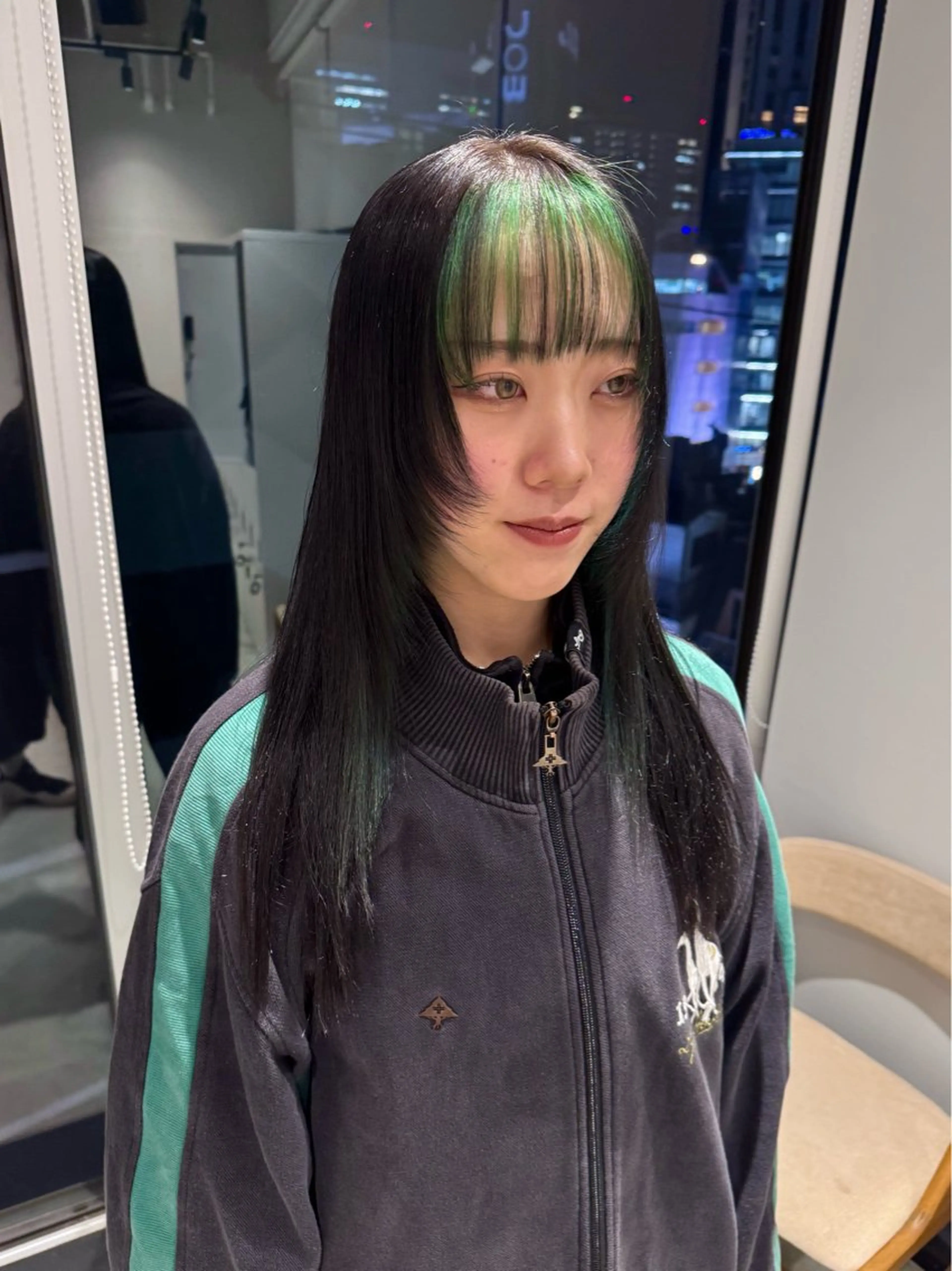 カラー ミストバング  フェイスフレーミング カット ヘアカラー トリートメント 透明感カラー✨艶髪 制作🌱山根あゆみのヘアスタイル