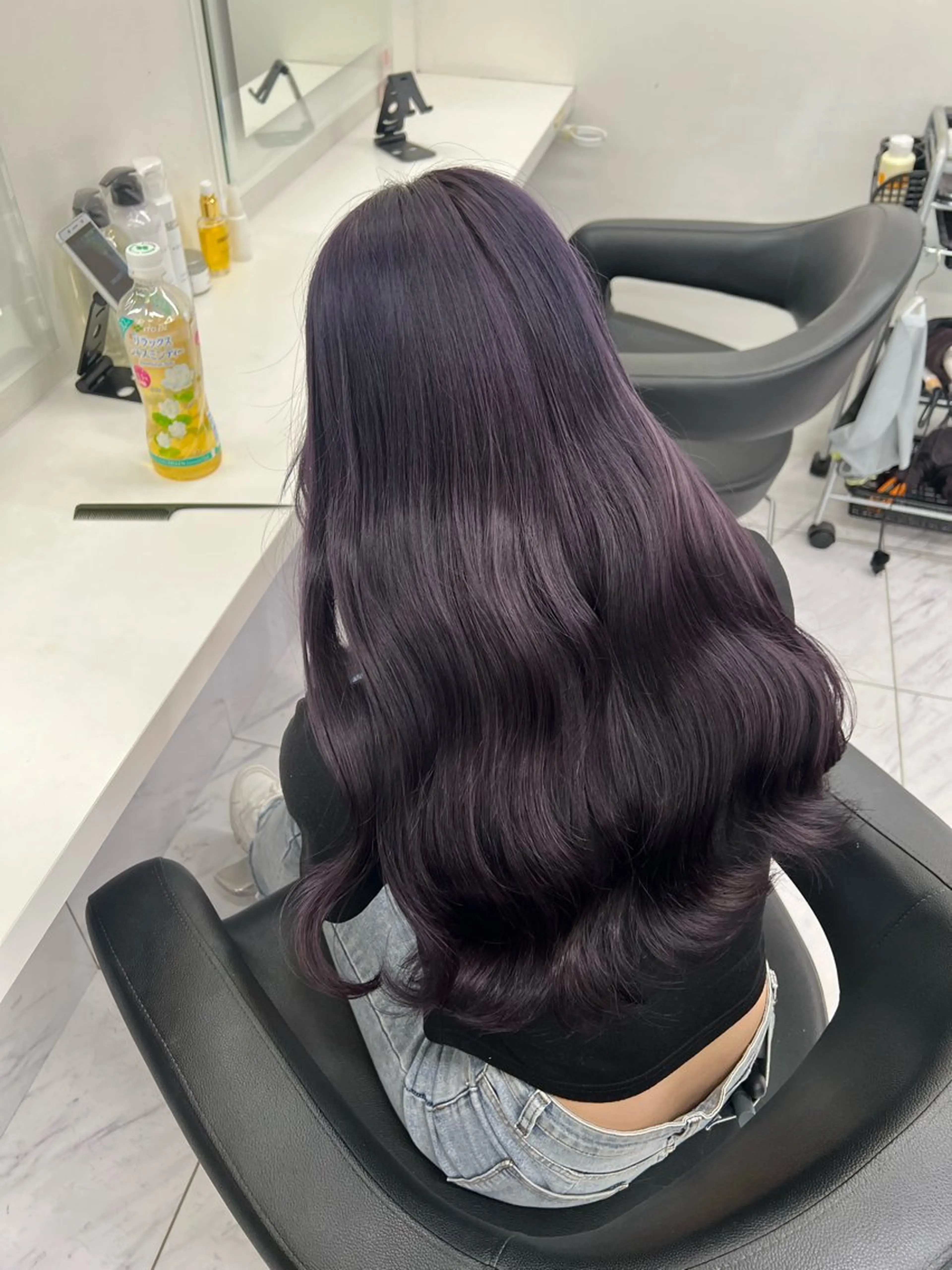 ロング カラー ヘアカラー 韓国レイヤーカット /REIのヘアスタイル