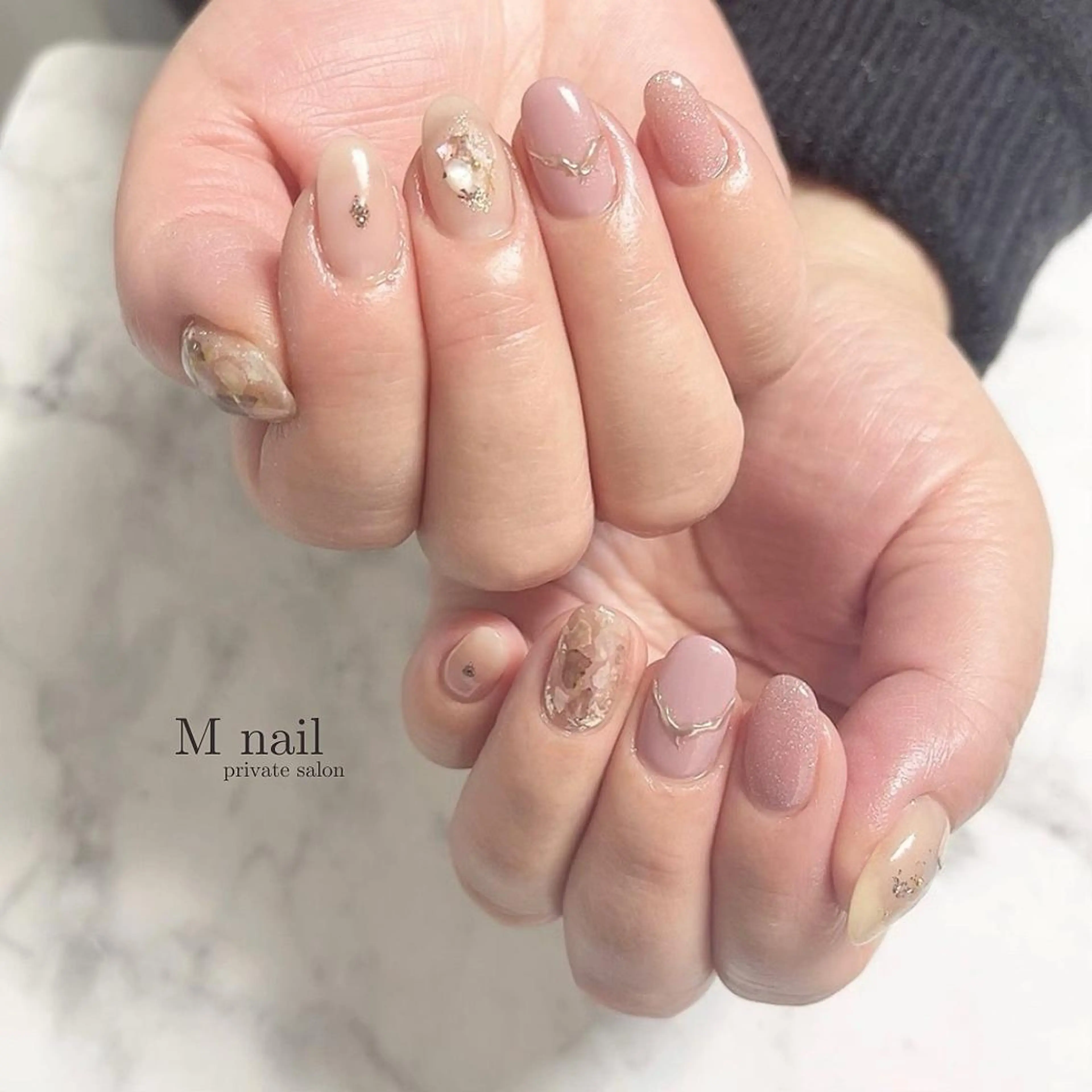 ネイル ハンドネイル M　nail所属・M nailのネイルデザイン